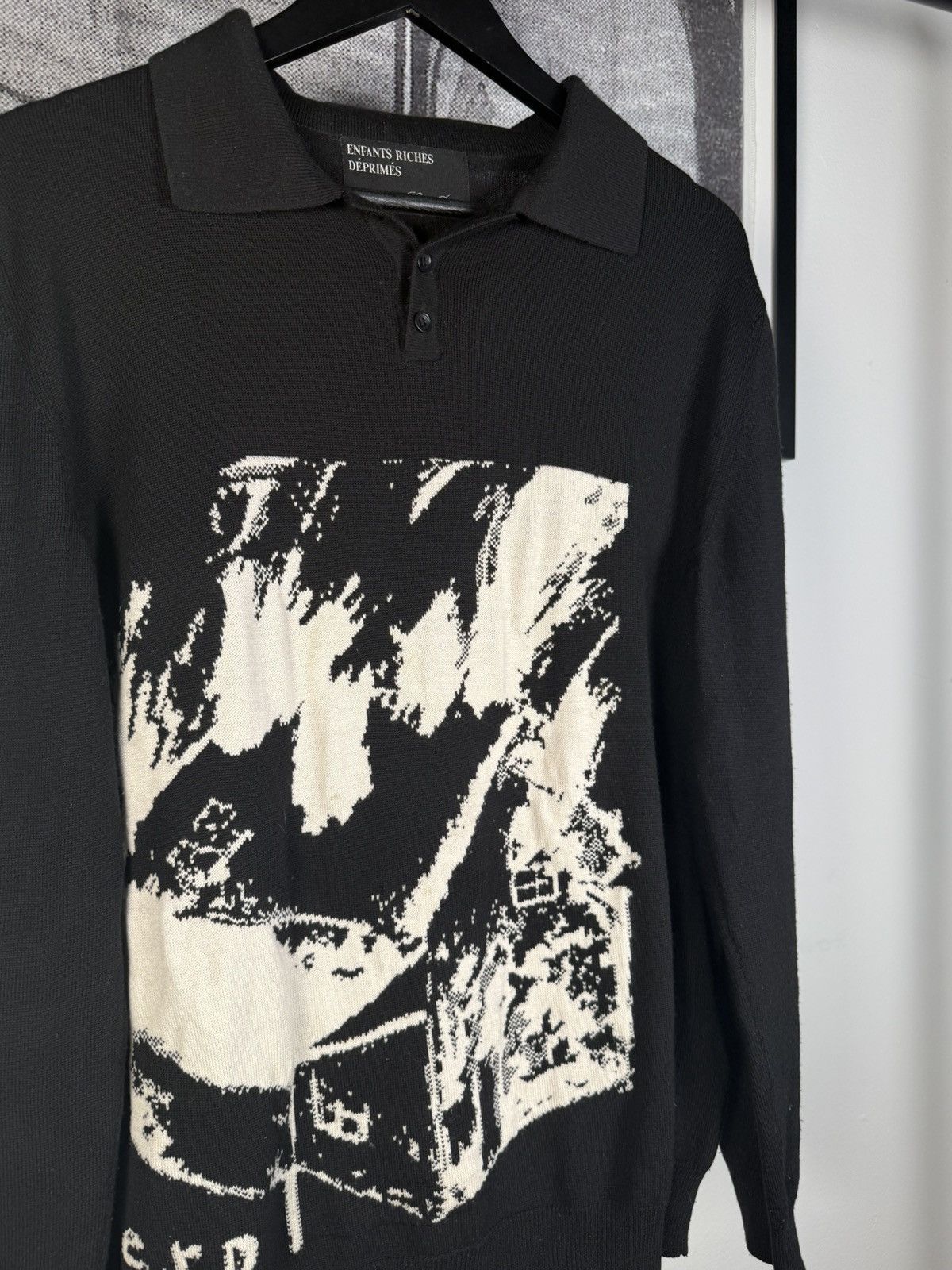 Enfants Riches Deprimes × Loro Piana 🔥HOLY GRAIL🔥1 of 3 LORO PIANA FW20 INFERNO HOUSEBURNING KNIT Size US L / EU 52-54 / 3 - 2 Thumbnail