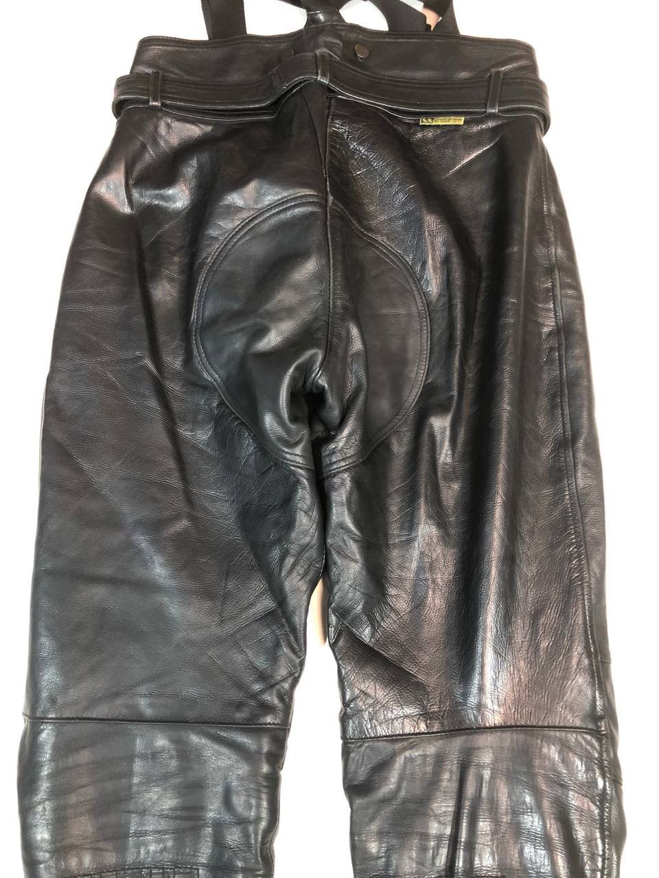 Genuine Leather Avangarde Racing Moto Biker Leather Overall Pants Size US 34 / EU 50 - 7 Thumbnail