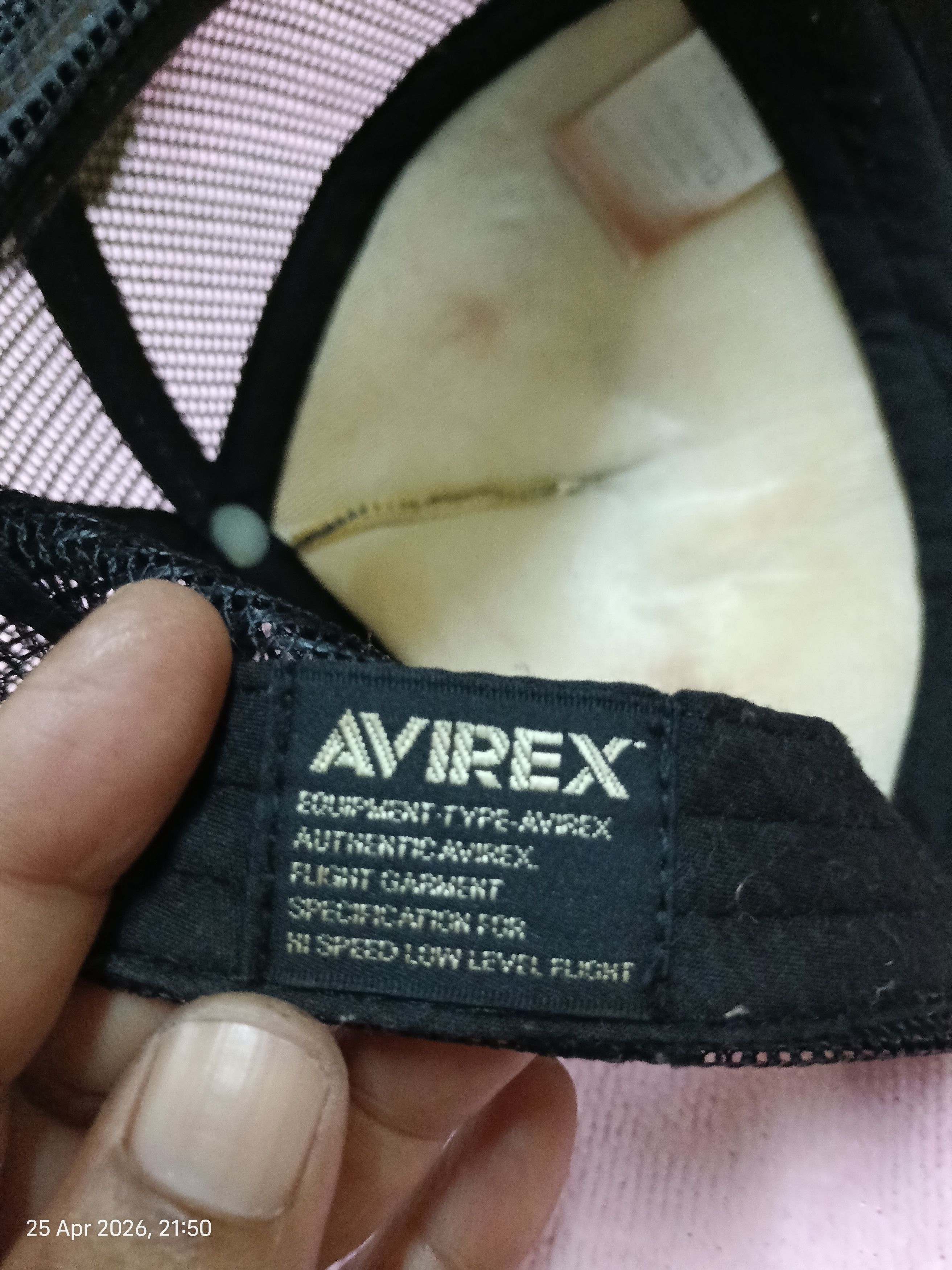Avirex VINTAGE AVIREX DISTRESSED STYLE AUTHENTIC MILITARY CAP Size ONE SIZE - 9 Thumbnail