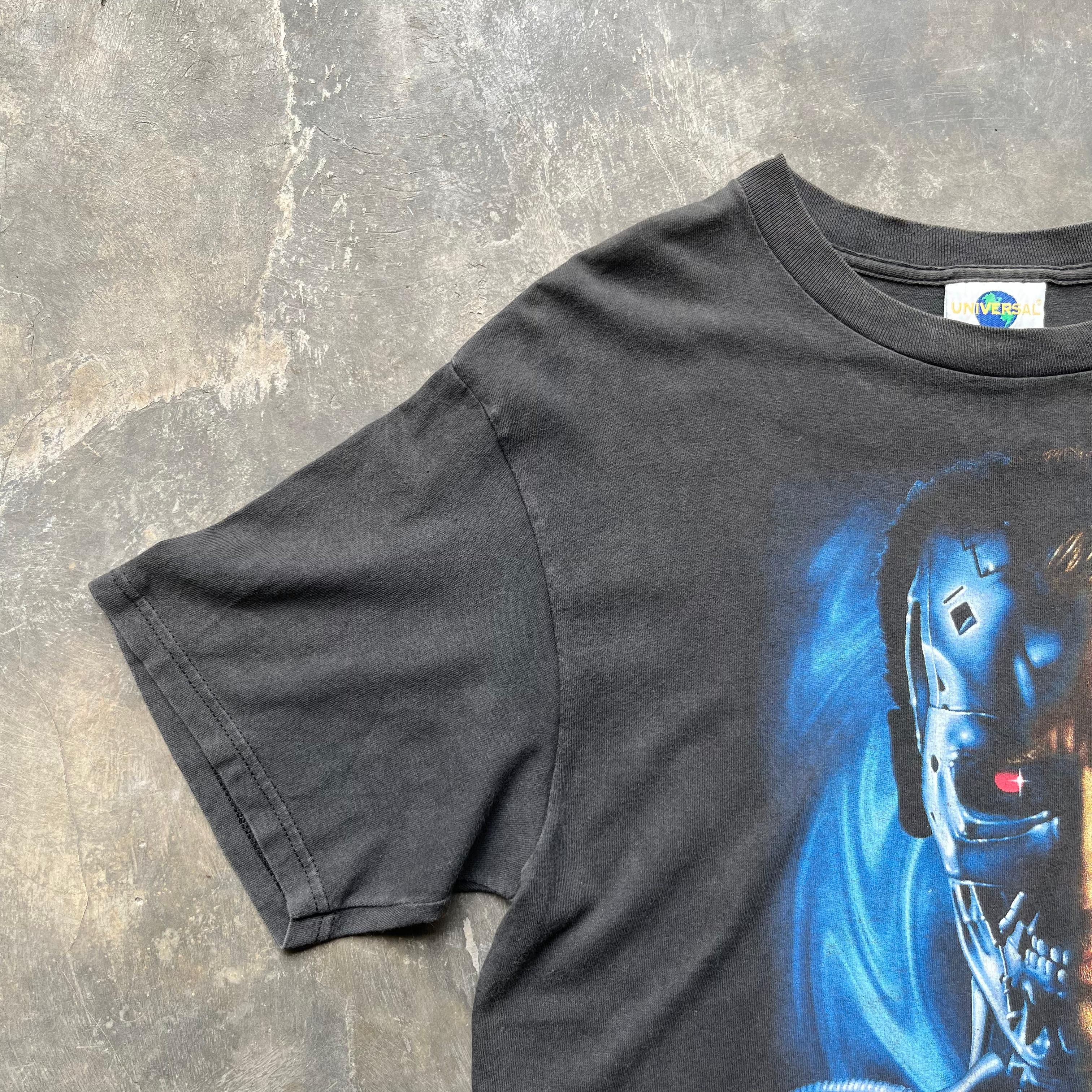 Universal Studios Vintage 90s Terminator T2 3D Promo Movie Sunfaded Tee 1993 Size US L / EU 52-54 / 3 - 5 Thumbnail