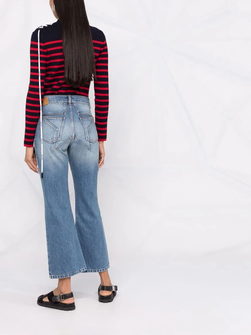 Palm Angels o1y1125 Denim Pant in Blue Size 26" / US 2 / IT 38 - 4 Thumbnail