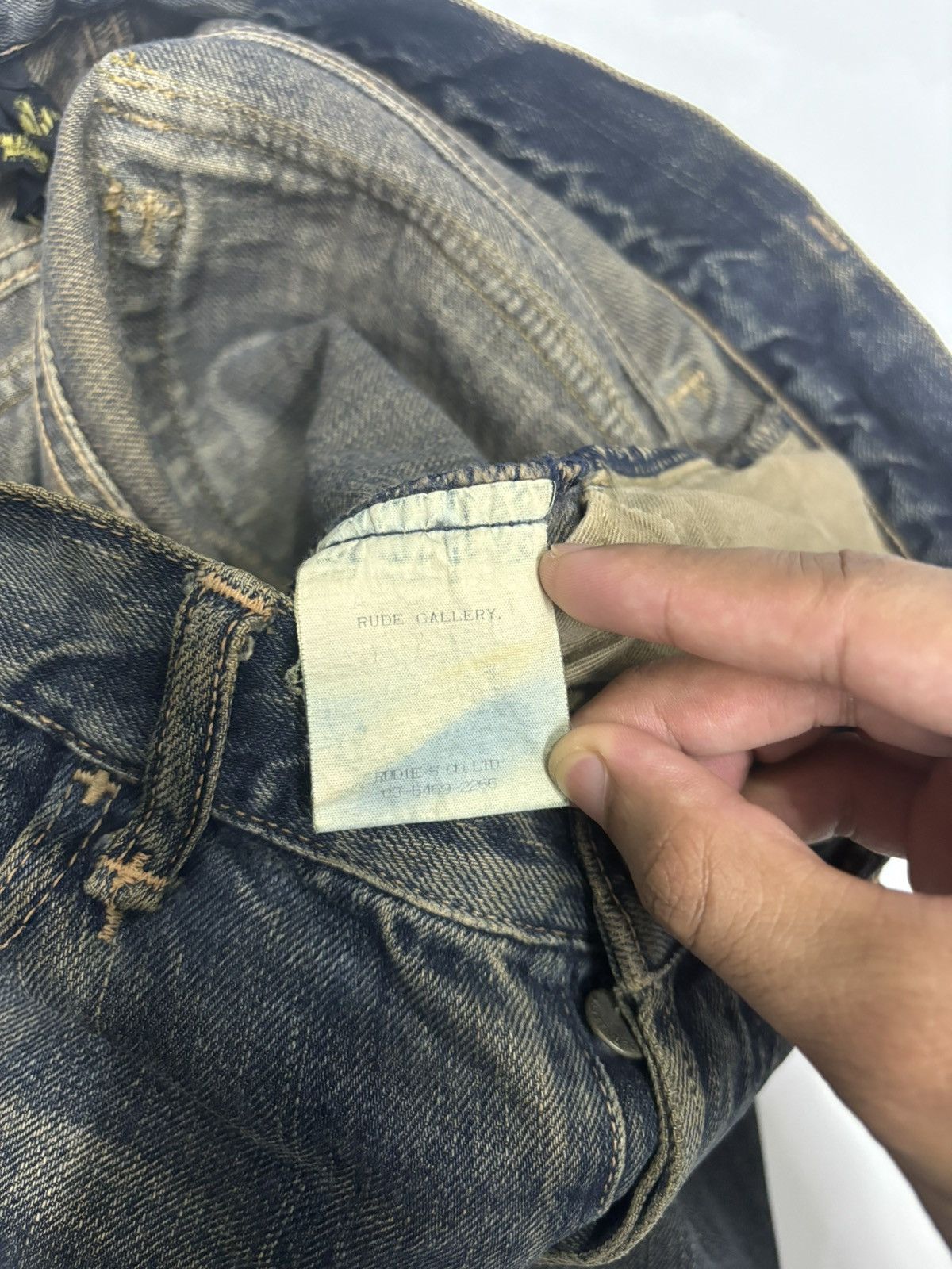 RUDE GALLERY VINTAGE RUDE GALLERY RUSTY DISTRESS ROCKSTAR DENIM JEANS Size US 30 / EU 46 - 15 Thumbnail