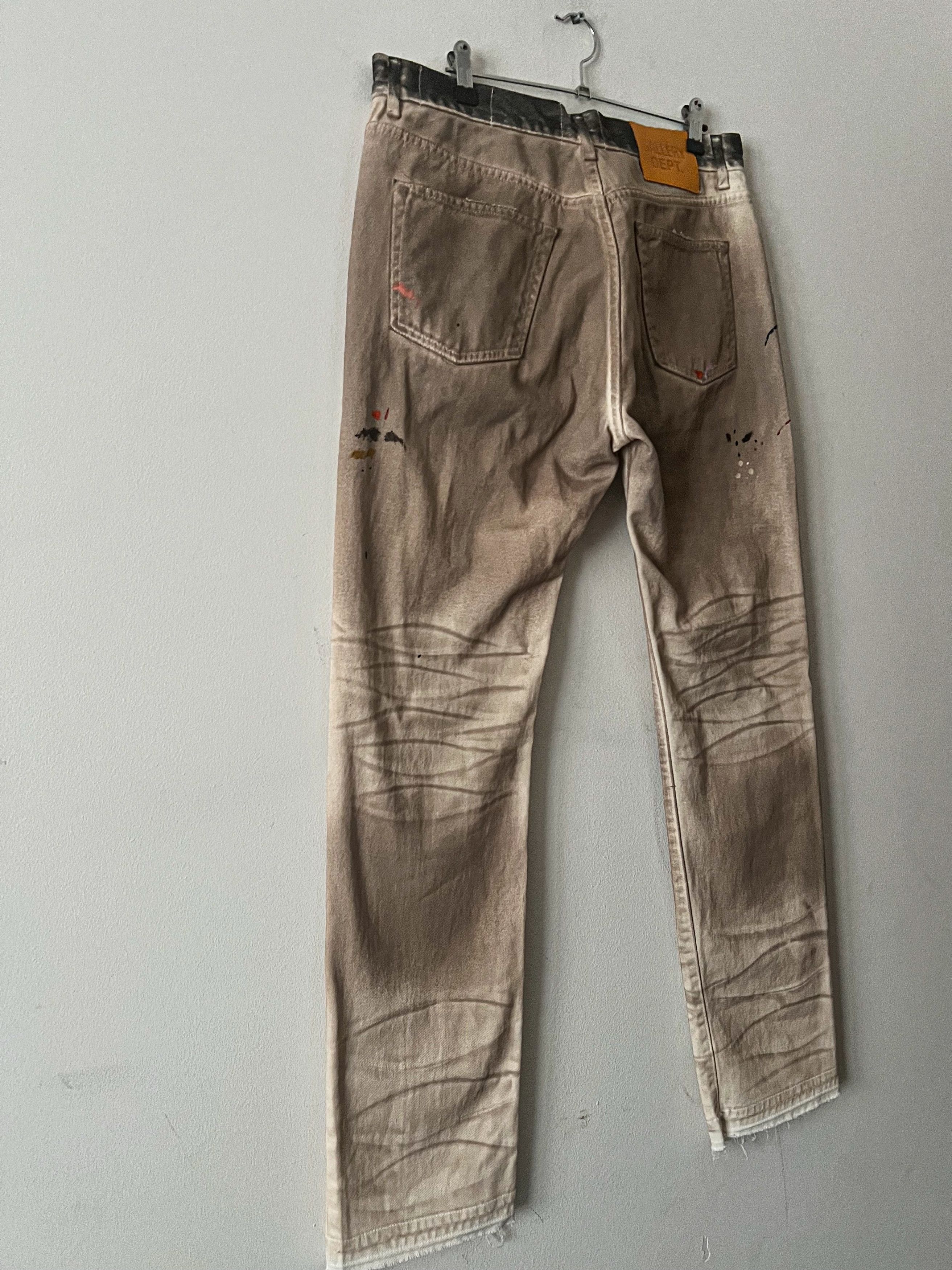 Gallery Dept. Hollywood BLV 5001 Paint-Splattered Distressed Jeans Size US 32 / EU 48 - 5 Thumbnail