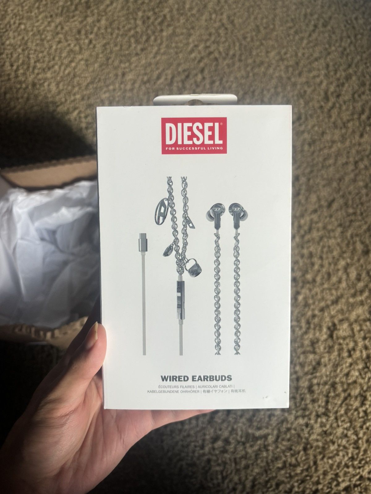 Diesel Diesel Charm Wired Earbuds Size ONE SIZE - 1 Thumbnail