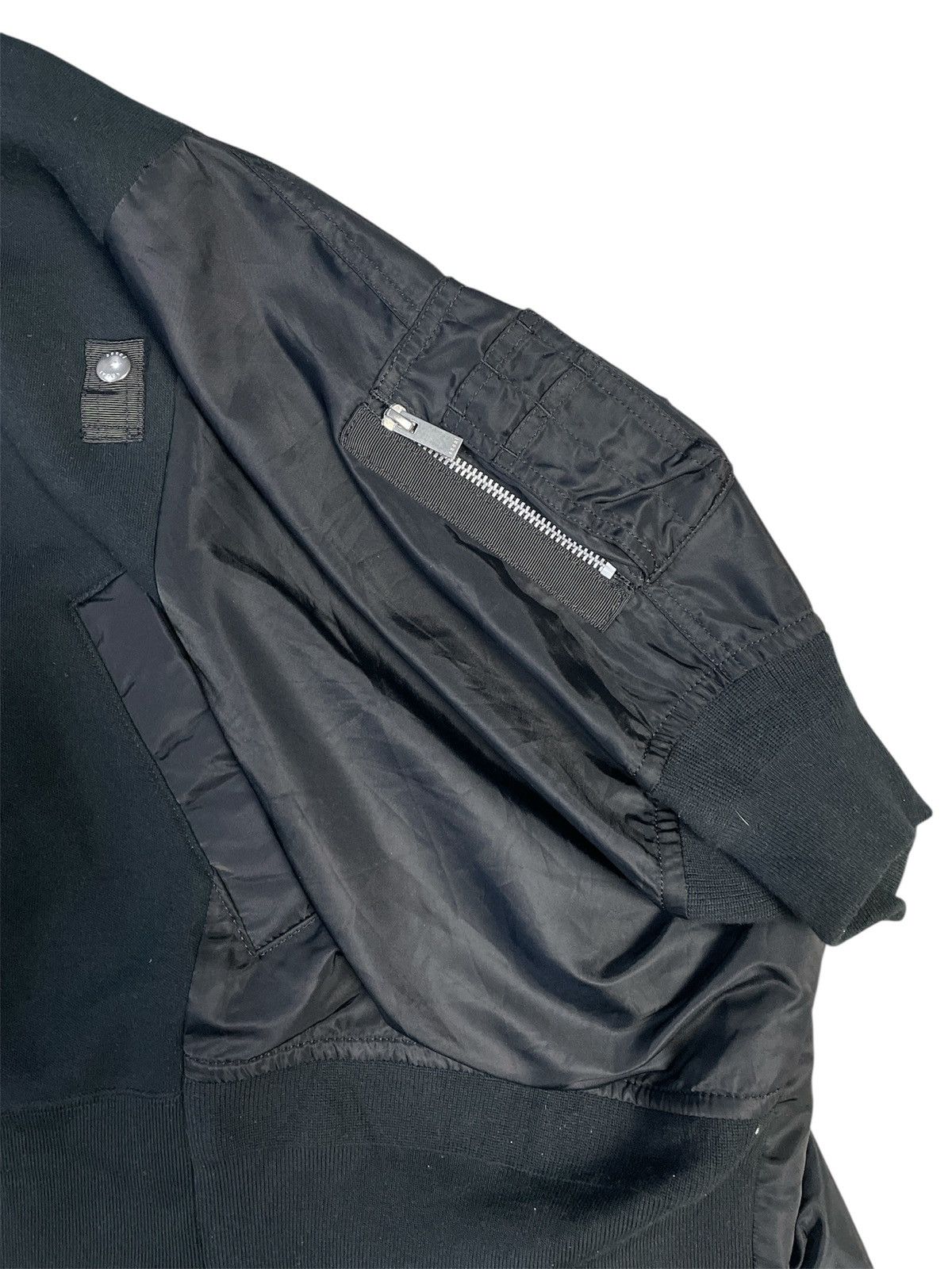 Sacai sacai Cropped Hooded Bomber Jacket Size 2 Oversized Fit Size US M / EU 48-50 / 2 - 6 Thumbnail