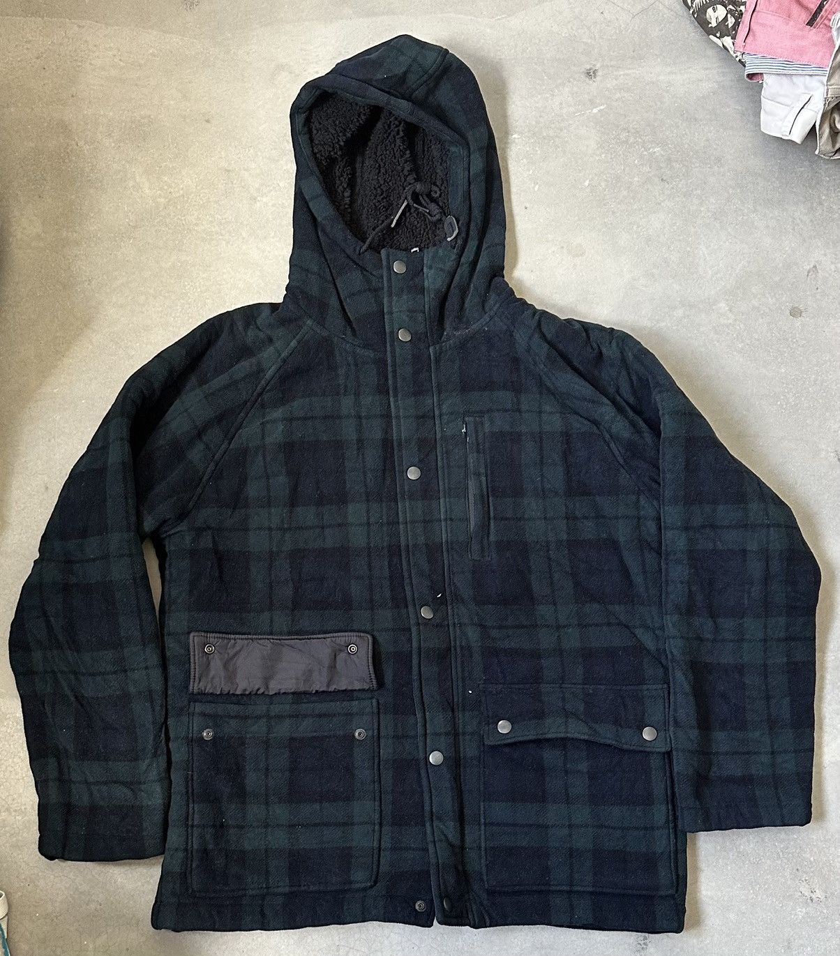 Uniqlo UNIQLO SHERPA CHECKERED JACKET Size US L / EU 52-54 / 3 - 1 Thumbnail