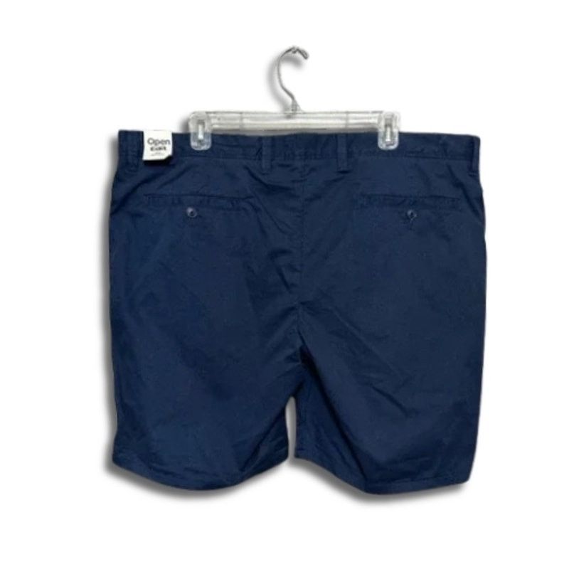 Other Open Edit Slim Fit Shorts Zip Fly Closure Pocket Blue 40 NWT Size US 40 / EU 56 - 4 Thumbnail
