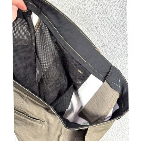 Hurley Hurley Swim Trunks Mens 38 Olive Green Pinstripe Board Shorts Stretch Surfing Size US 36 / EU 52 - 6 Thumbnail