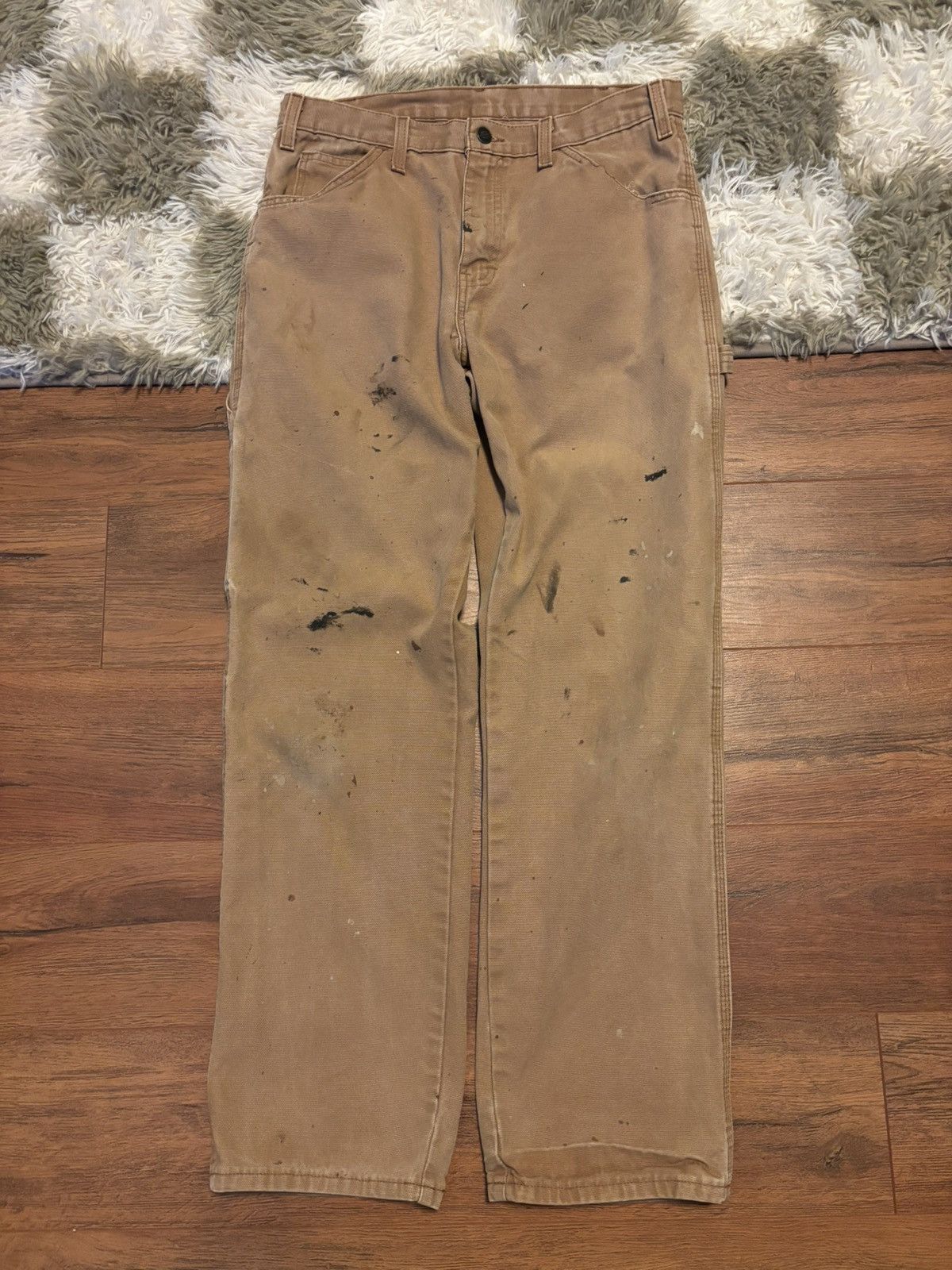 Dickies × Vintage Paint Splatter Dickies Carpenter Pants Size US 31 - 1 Thumbnail