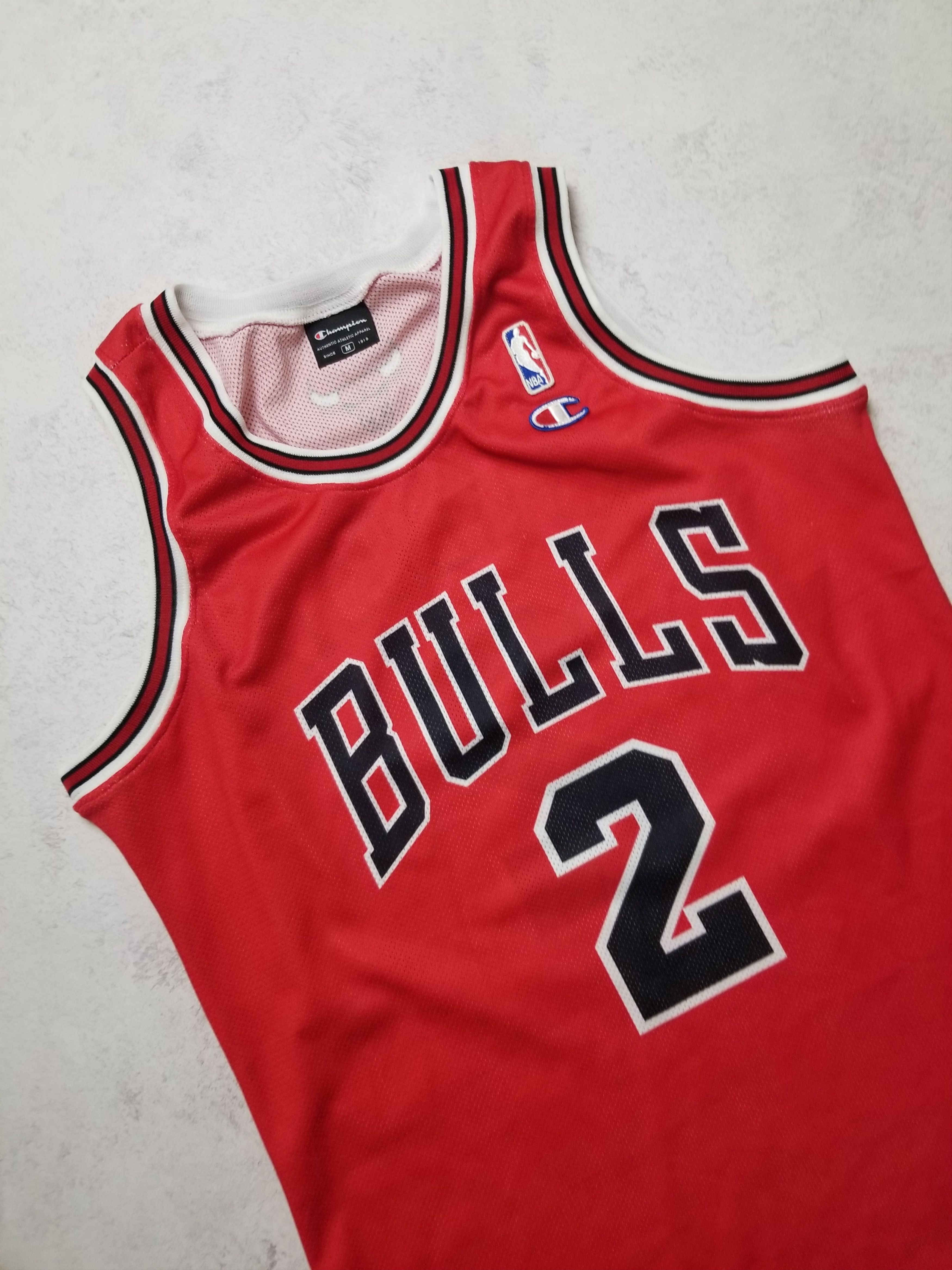 Champion VINTAGE CHAMPION #2 THABO SEFOLOSHA CHICAGO BULLS JERSEY Size US M / EU 48-50 / 2 - 11 Thumbnail