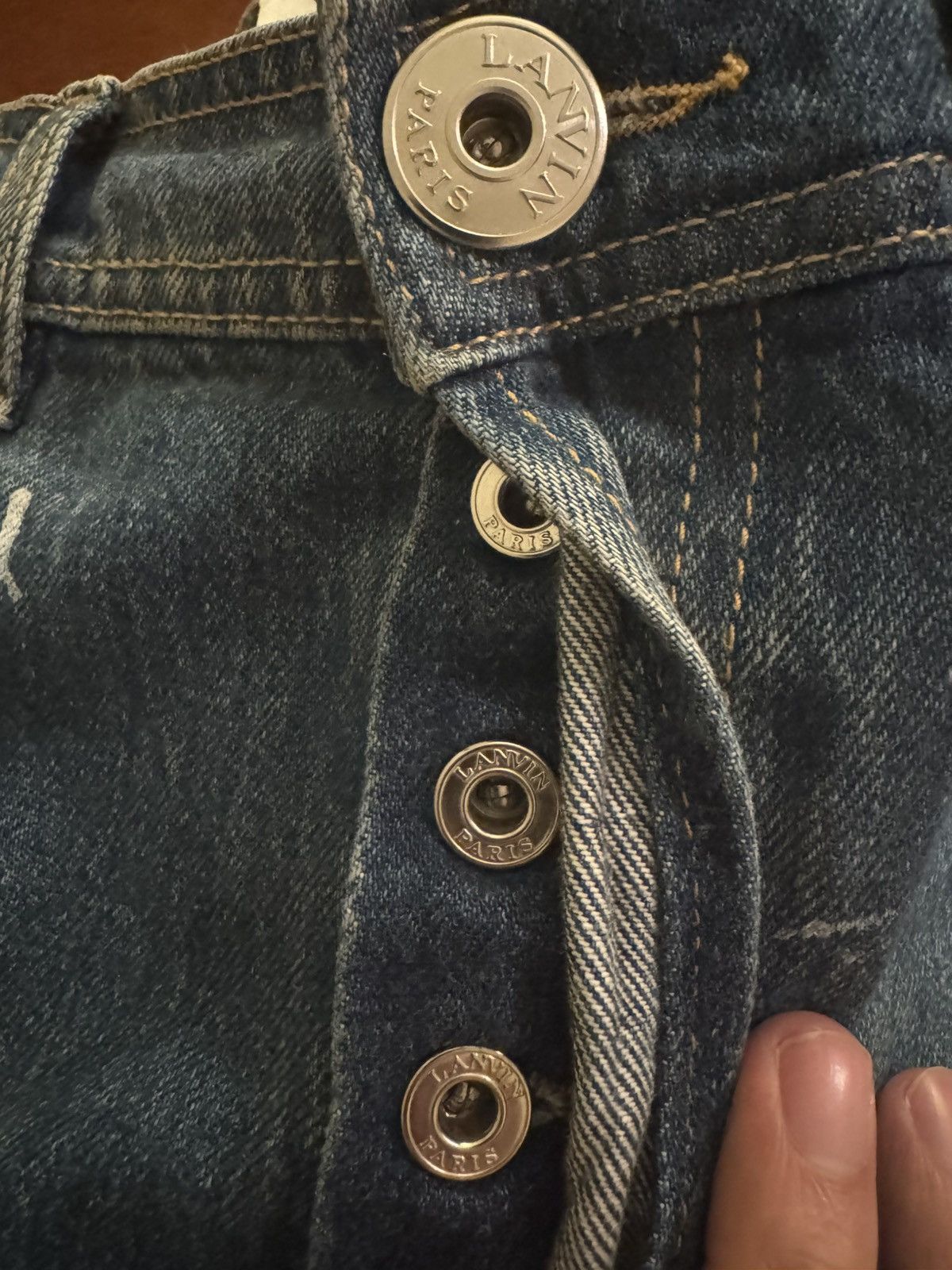 Gallery Dept. × Lanvin Lanvin X Gallery Dept cropped Jeans Size US 33 - 9 Thumbnail