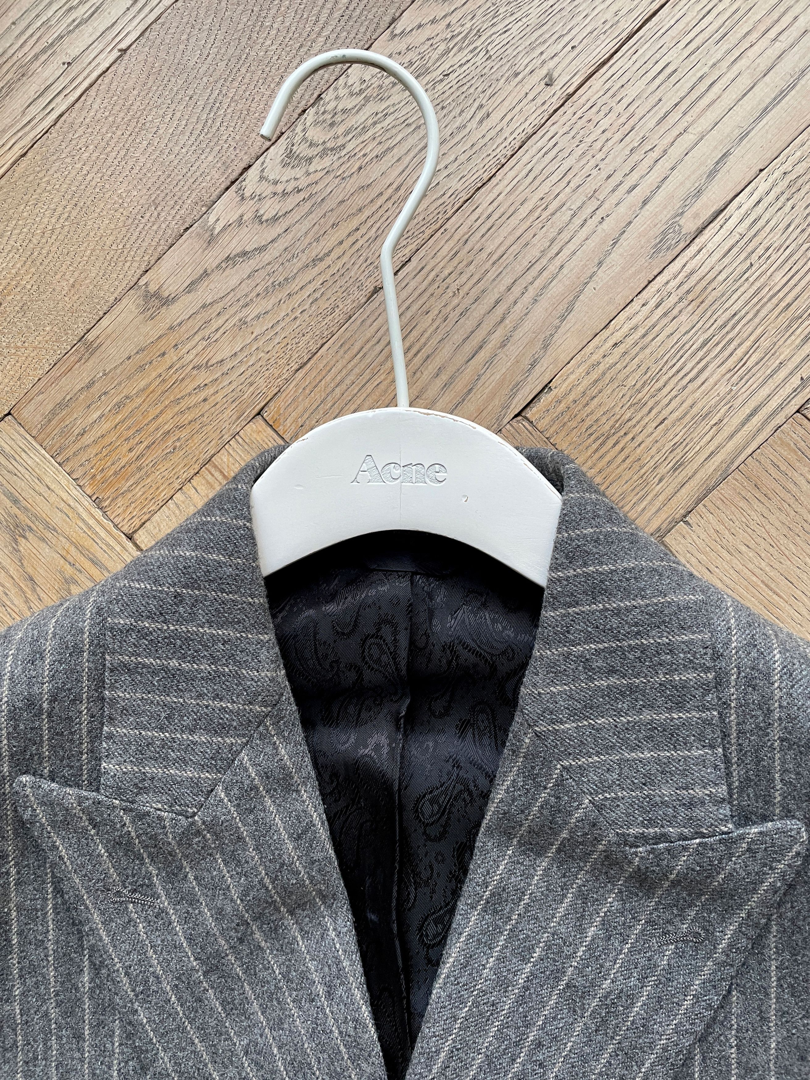 Acne Studios Acne Studios Double Breasted Pinstripe Blazer Size 44R - 2 Thumbnail