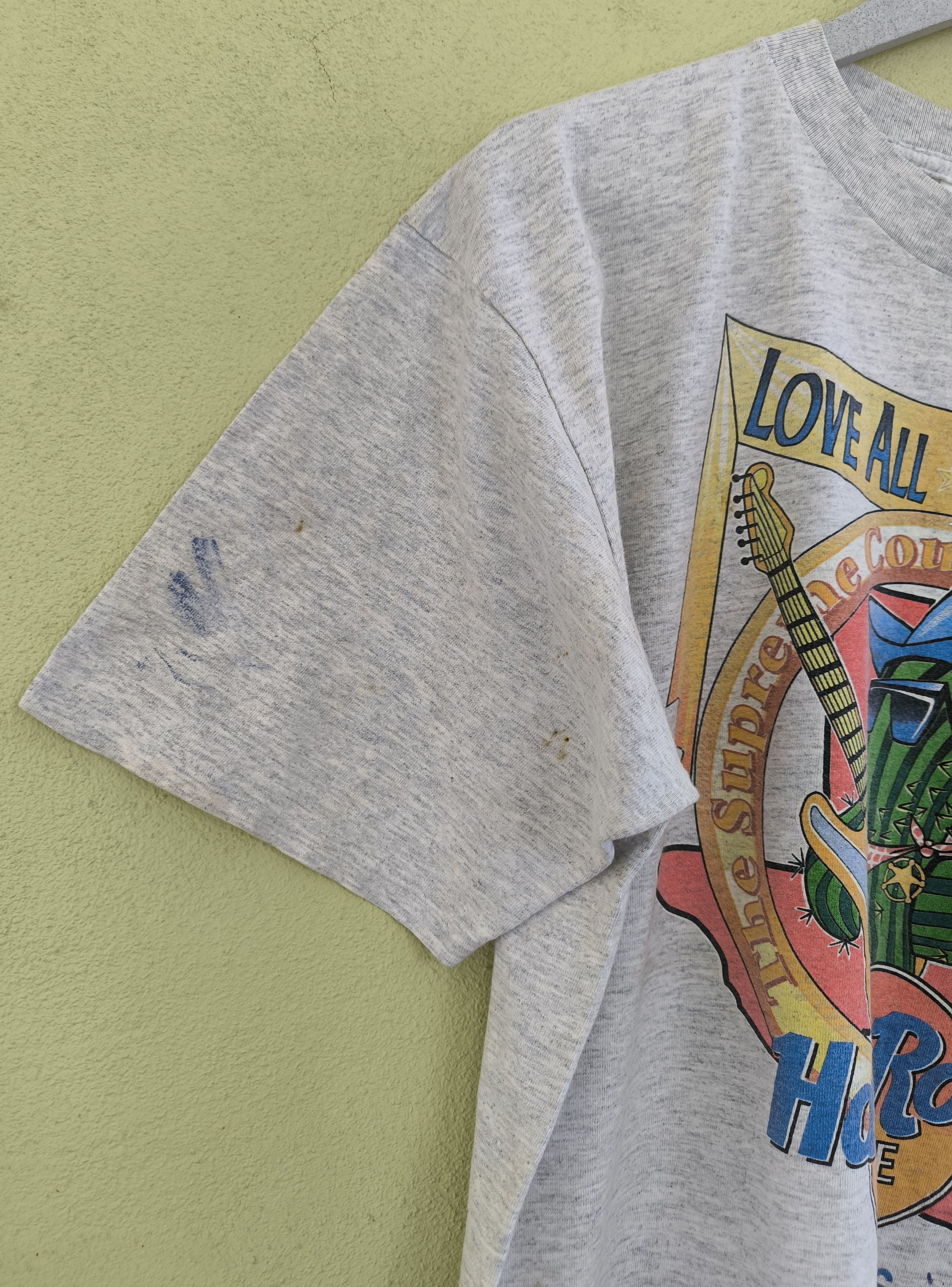 Hard Rock Cafe Vintage 90's HARD ROCK CAFE DALLAS tee Size US L / EU 52-54 / 3 - 3 Thumbnail