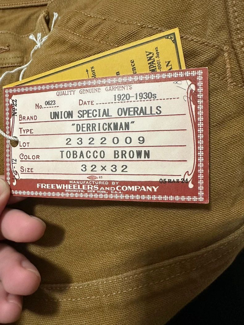 Freewheelers Freewheelers Freewheelers Brown underground overalls Size US 32 / EU 48 - 4 Thumbnail