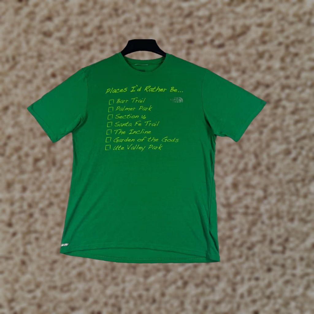 The North Face The North Face Shirt Men Medium Green VaporWick 100% Polyester Short Sleeve Crew Size US M / EU 48-50 / 2 - 1 Thumbnail