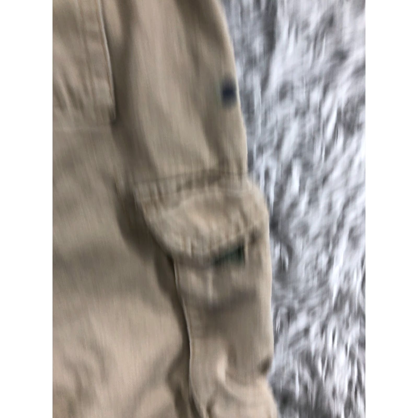 MILLY VINTAGE Old Mill Cargo Shorts Mens Size 32 Mid Rise Medium Wash Beige Flaw? Size US 32 / EU 48 - 7 Thumbnail