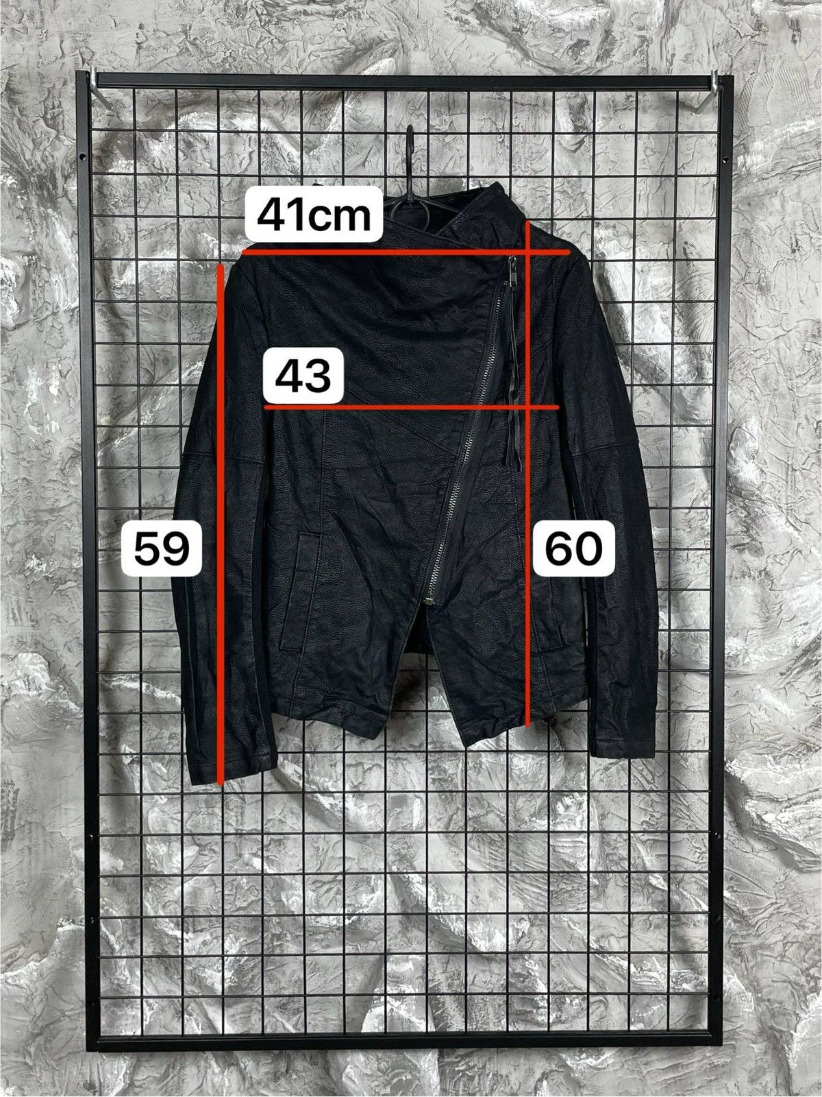 If Six Was Nine Vintage Archive Asymmetrical Zip Jacket LGB Rick Owens Vibe Size US S / EU 44-46 / 1 - 14 Thumbnail