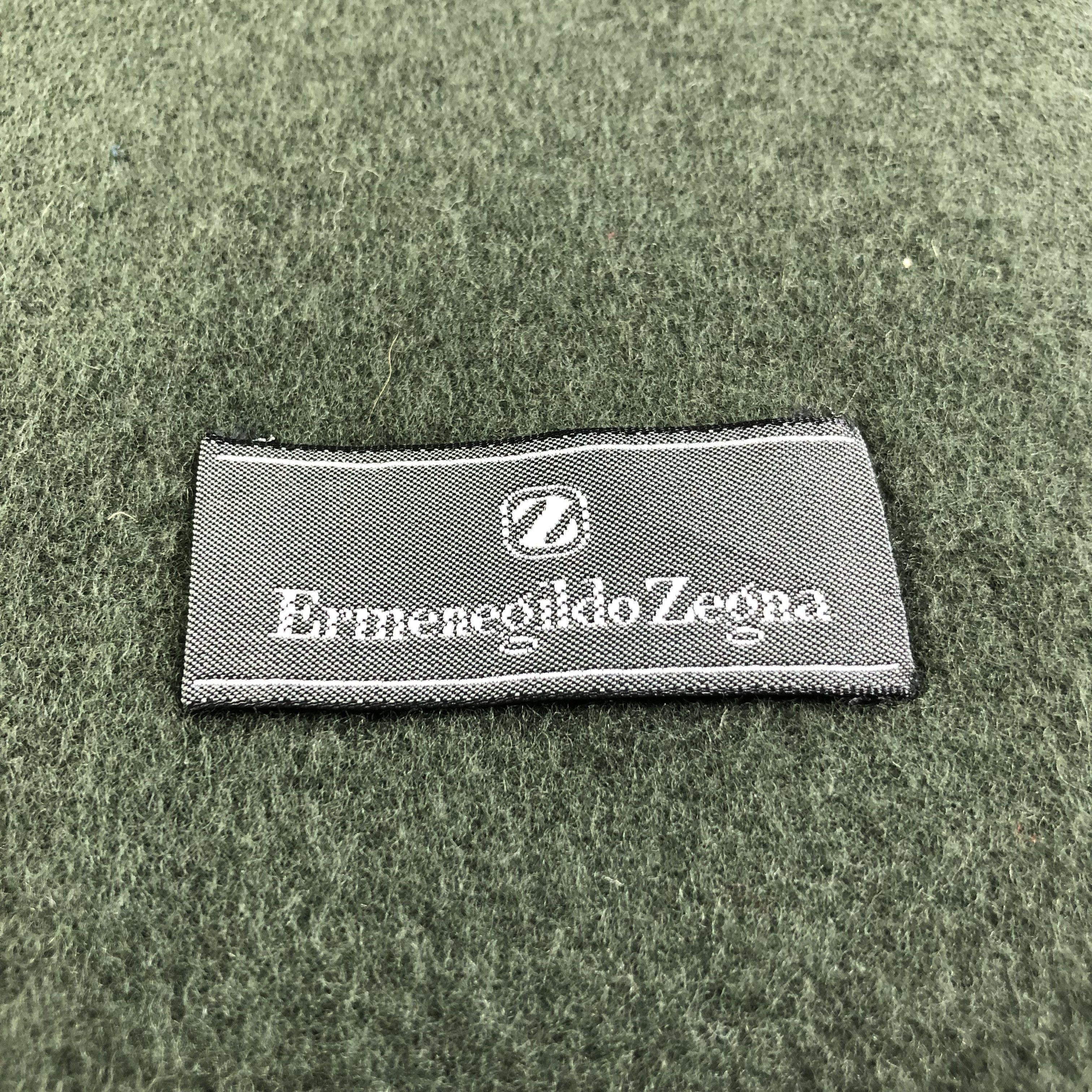 Ermenegildo Zegna Ermenegildo Zegna Plain Wool Scarf Muffler V1743 Size ONE SIZE - 4 Thumbnail