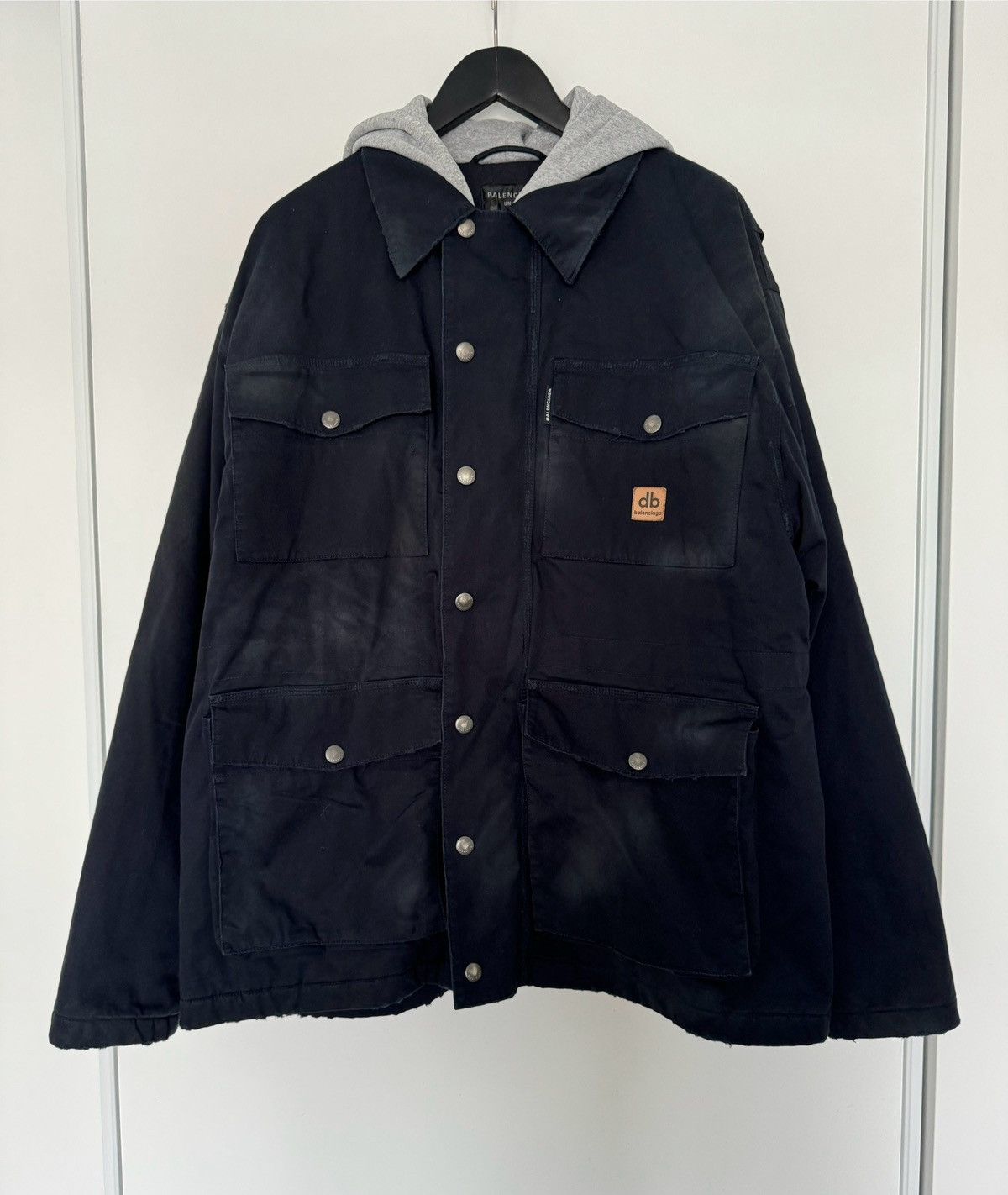 Balenciaga Balenciaga Double Layered Workwear Carhartt Parka Jacket Size US M / EU 48-50 / 2 - 4 Thumbnail