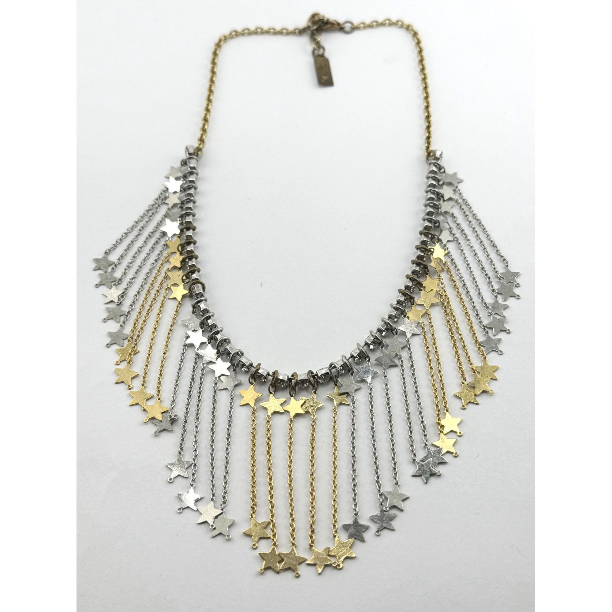 Vintage Vintage buzz rhinestone star chain necklace Size ONE SIZE - 1 Thumbnail