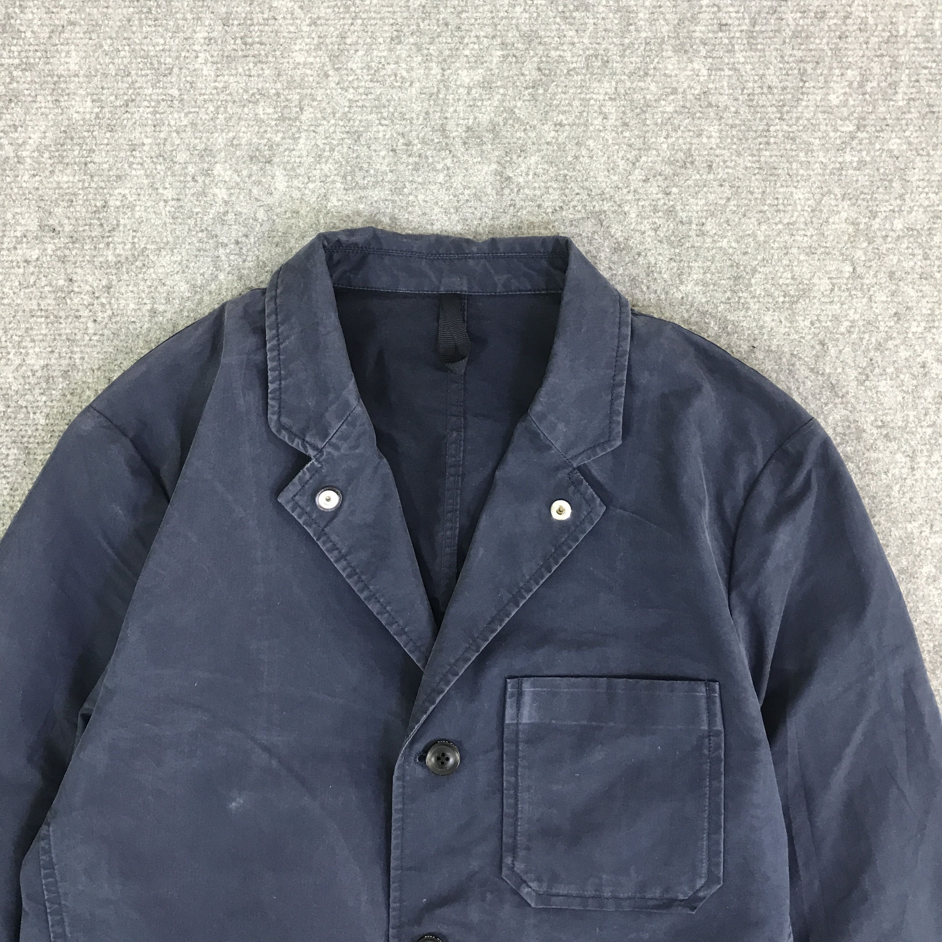 The North Face THE NORTH FACE NAVY COLOUR BUTTON JACKET K124B2 Size US M / EU 48-50 / 2 - 2 Thumbnail