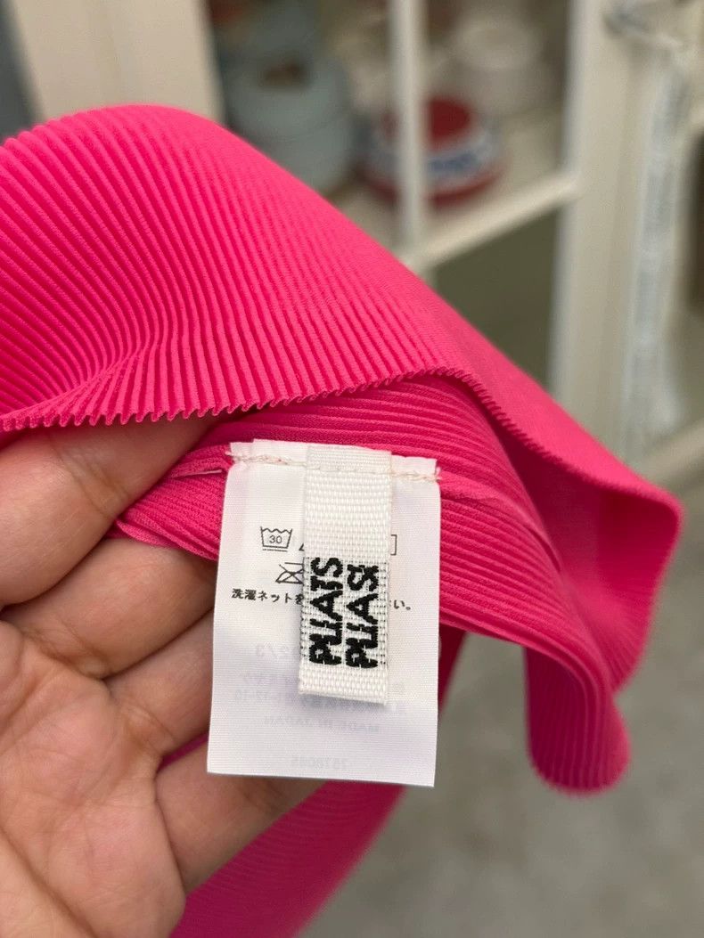 Issey Miyake issey miyake size:3 Pink round-neck pleated short sleeves Size XXS / US 00 / IT 34 - 4 Thumbnail