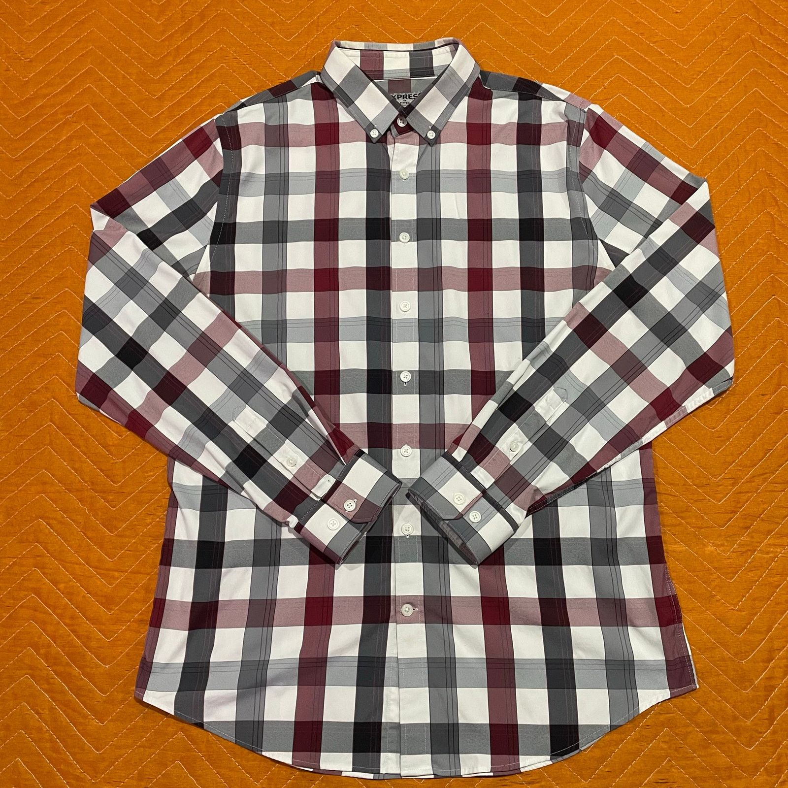 Express Express Dress Shirt Size US M / EU 48-50 / 2 - 1 Thumbnail