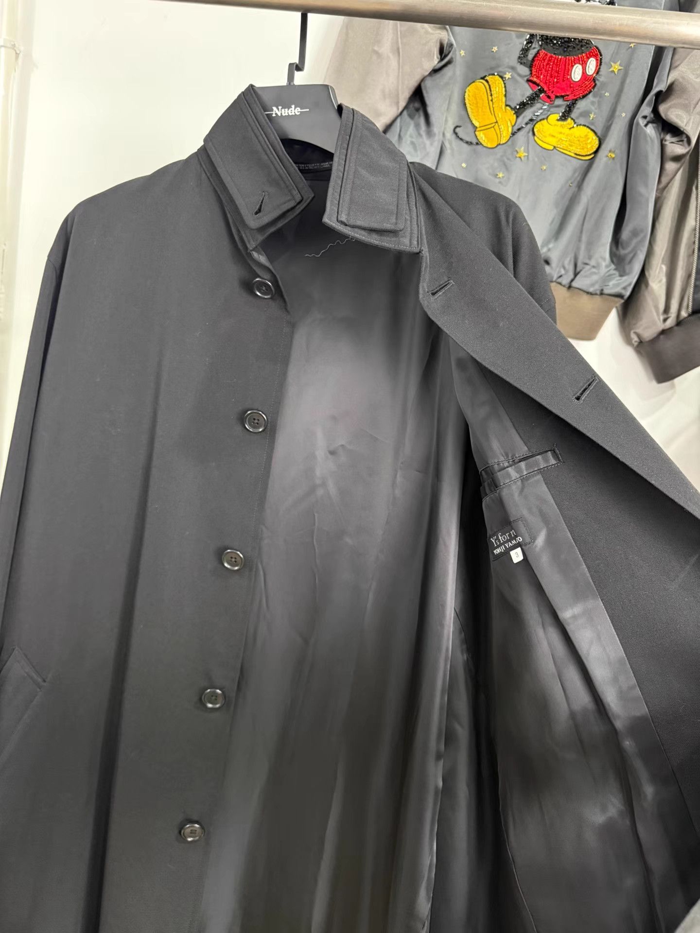 Yohji Yamamoto Yohji Yamamoto Y's for men Heavy Wool Stand Collar Coat K20 Size US L / EU 52-54 / 3 - 7 Thumbnail