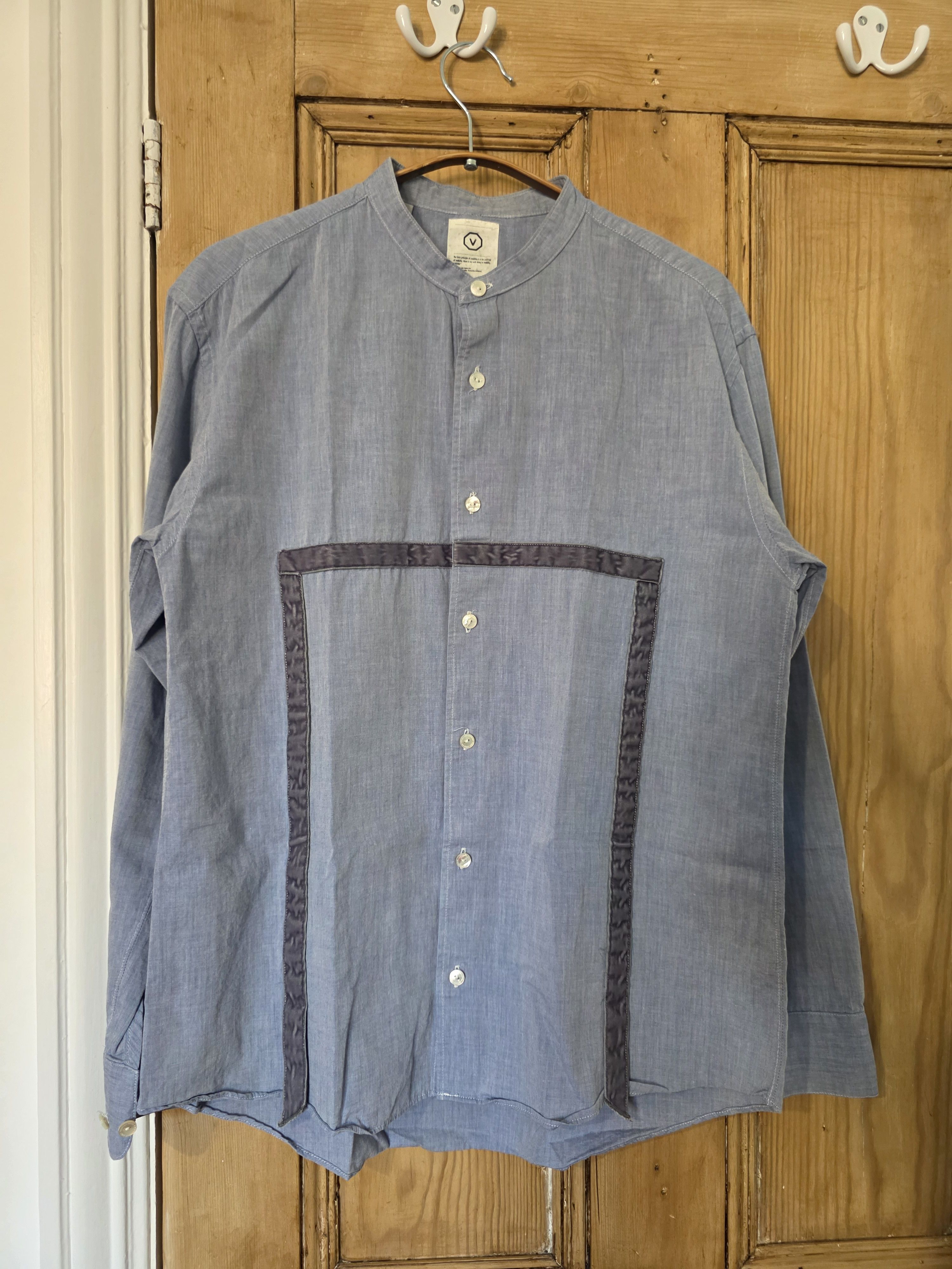 Visvim Visvim Tape Shirt Blue Size US M / EU 48-50 / 2 - 1 Thumbnail