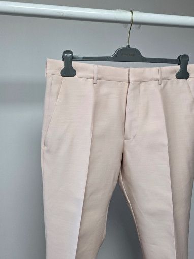 Tom Ford o1sm1stk0824 Atticus Wool Silk Feu Pant in Pink Beige Size US 30 / EU 46 - 3 Thumbnail