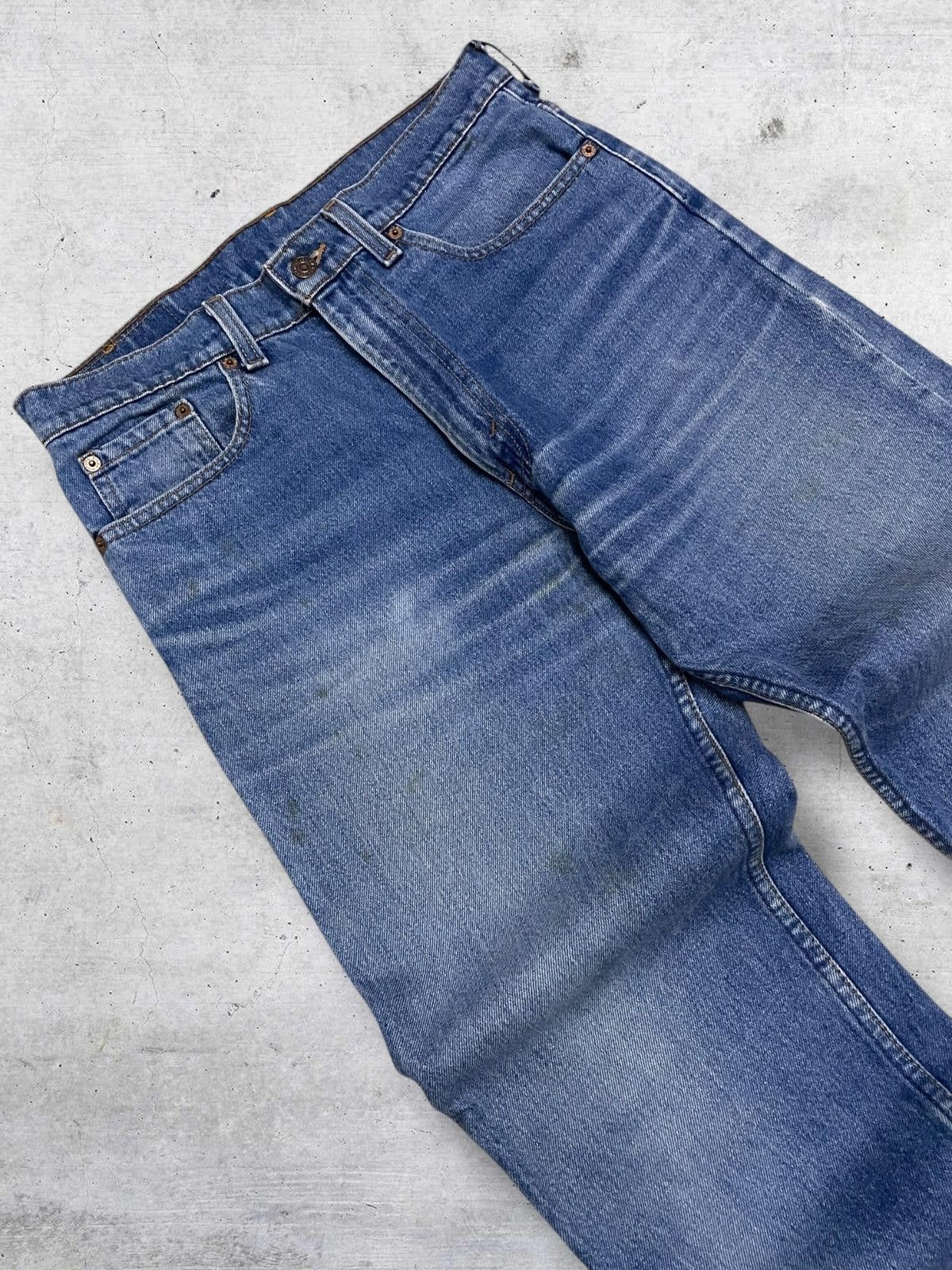 Levi's Vintage Clothing VINTAGE LEVIS 515 90S DESIGNER DIRT WASHED GRUNGE DENIM Size US 30 / EU 46 - 7 Thumbnail