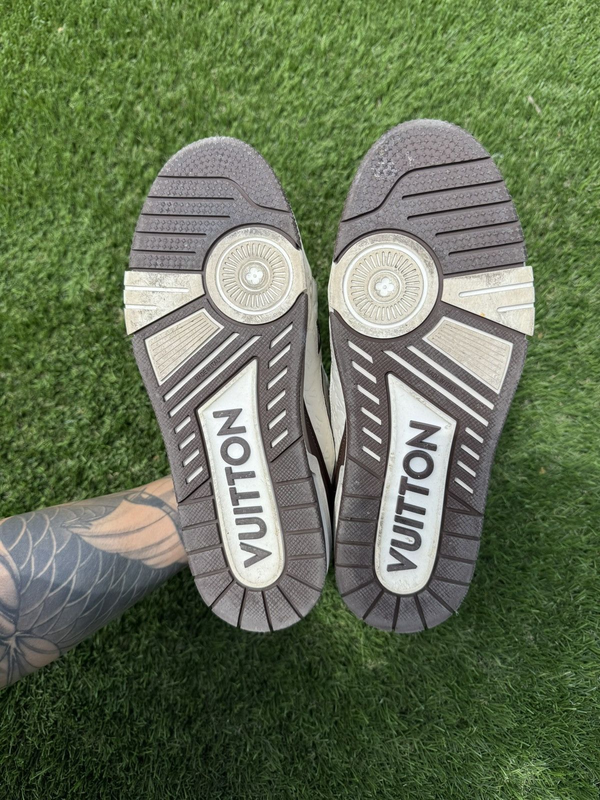 Louis Vuitton × Tyler The Creator Louis Vuitton X Tyler the Creator LV Trainer Size US 8 / EU 41 - 7 Thumbnail