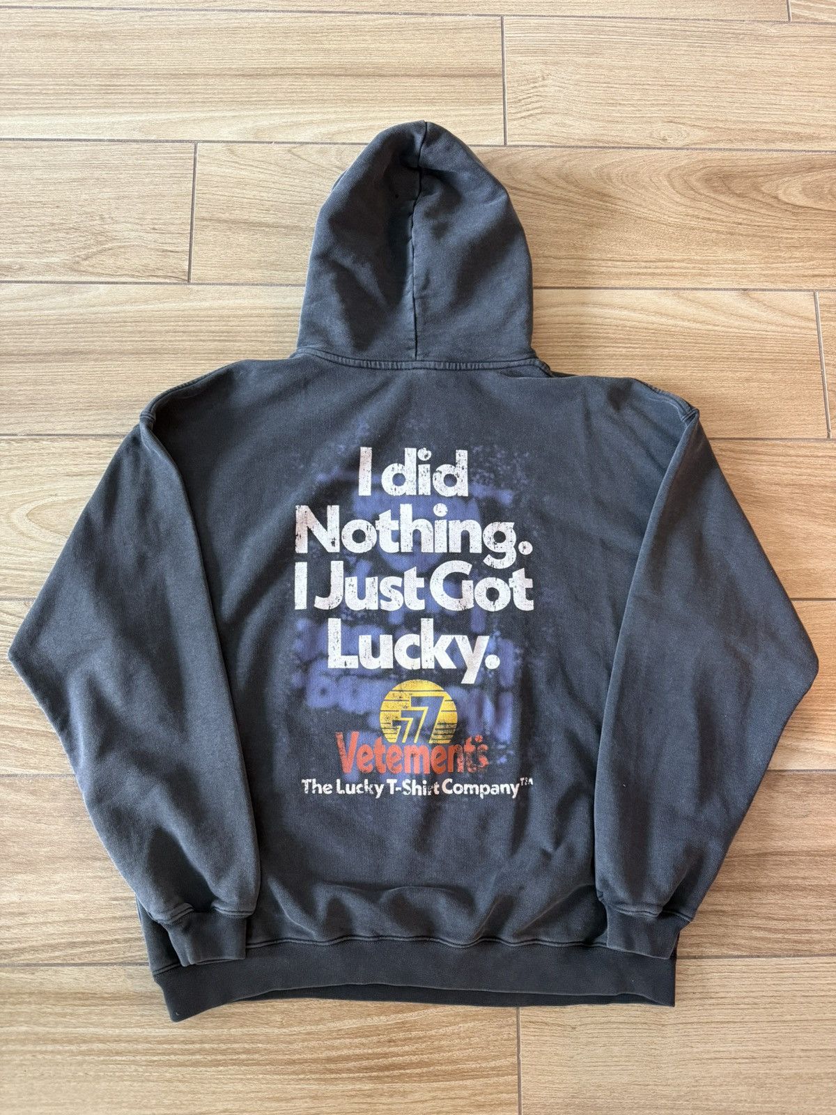 Vetements VETEMENTS I GOT LUCKY HOODIE Size US S / EU 44-46 / 1 - 10 Thumbnail