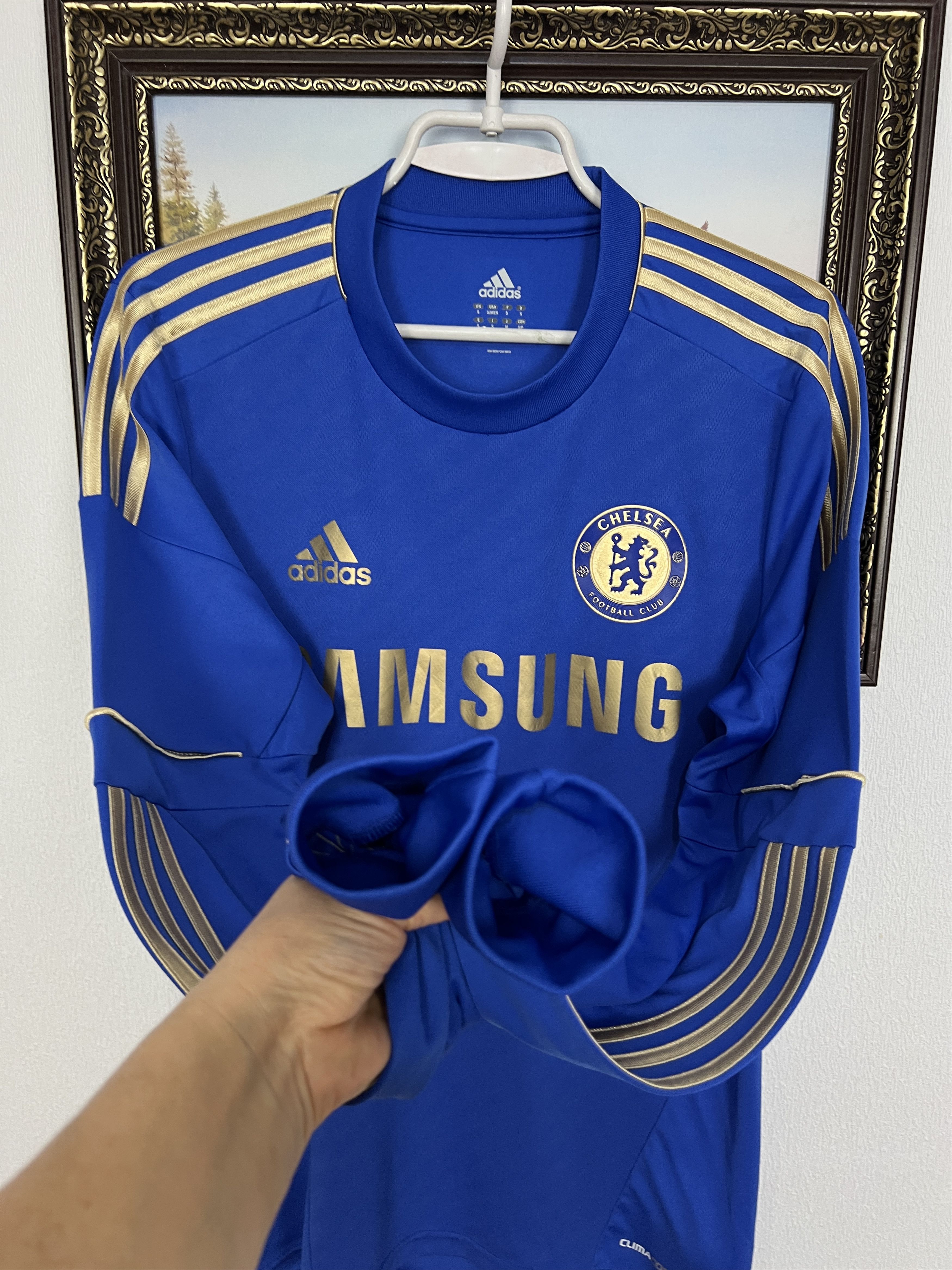 Adidas Chelsea Home football shirt 2012 Soccer Long Sleeve Jersey Size US S / EU 44-46 / 1 - 4 Thumbnail