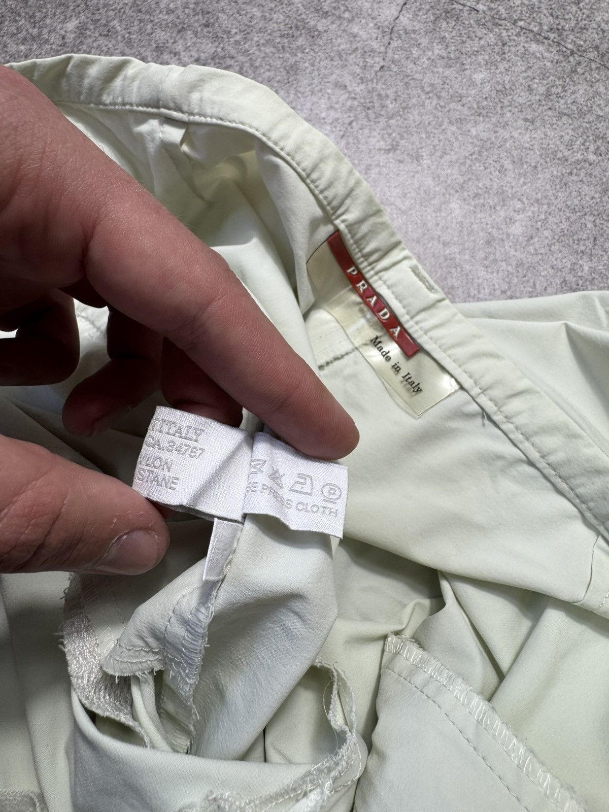 Prada Prada Sport Nylon Track Pants 2000s Archived Red Tab trouser Size US 31 - 12 Thumbnail