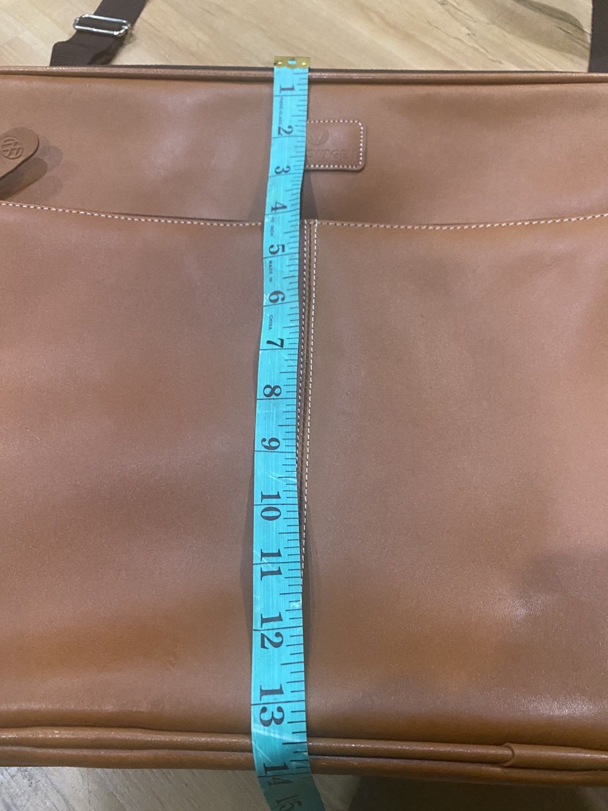 Genuine Leather × Vintage Vintage Volkswagen leather travel beg / cross bag Size ONE SIZE - 11 Thumbnail