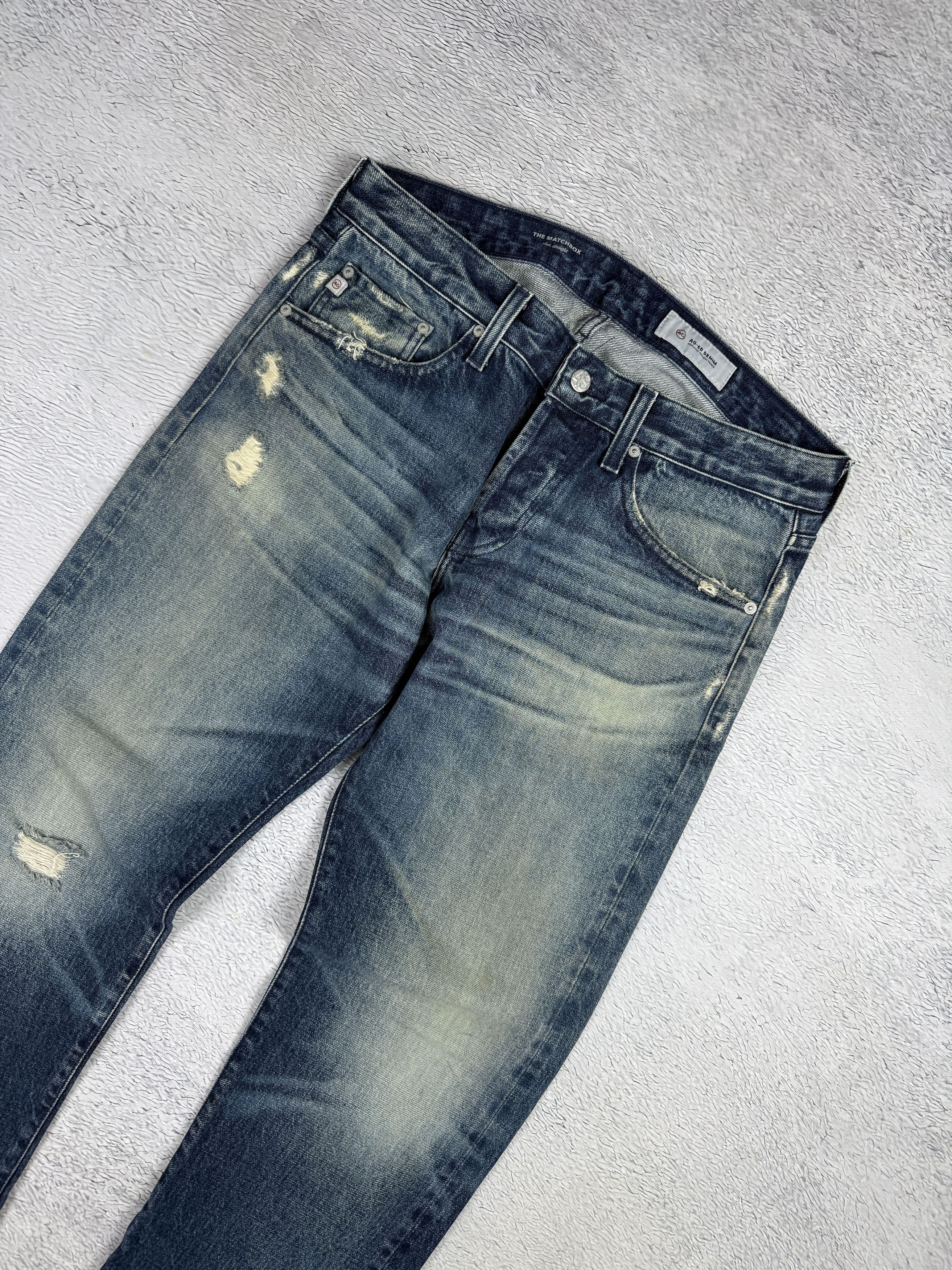 AG Adriano Goldschmied AG Adriano Goldschmied Denim Jeans Blue Ripped Aged Med Size US 32 / EU 48 - 5 Thumbnail