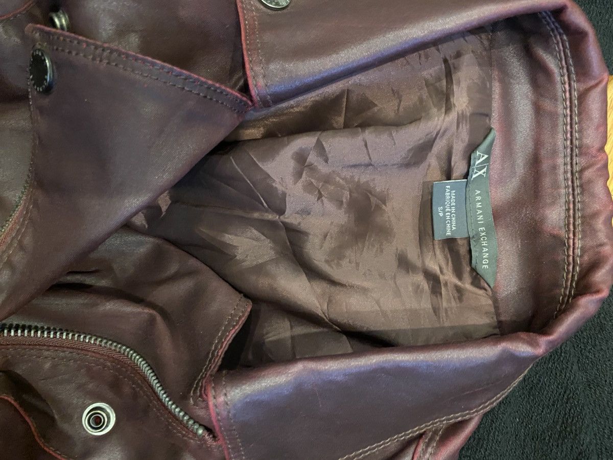 Armani Exchange 2000s Armani Exchange Biker Jacket Size US S / EU 44-46 / 1 - 7 Thumbnail