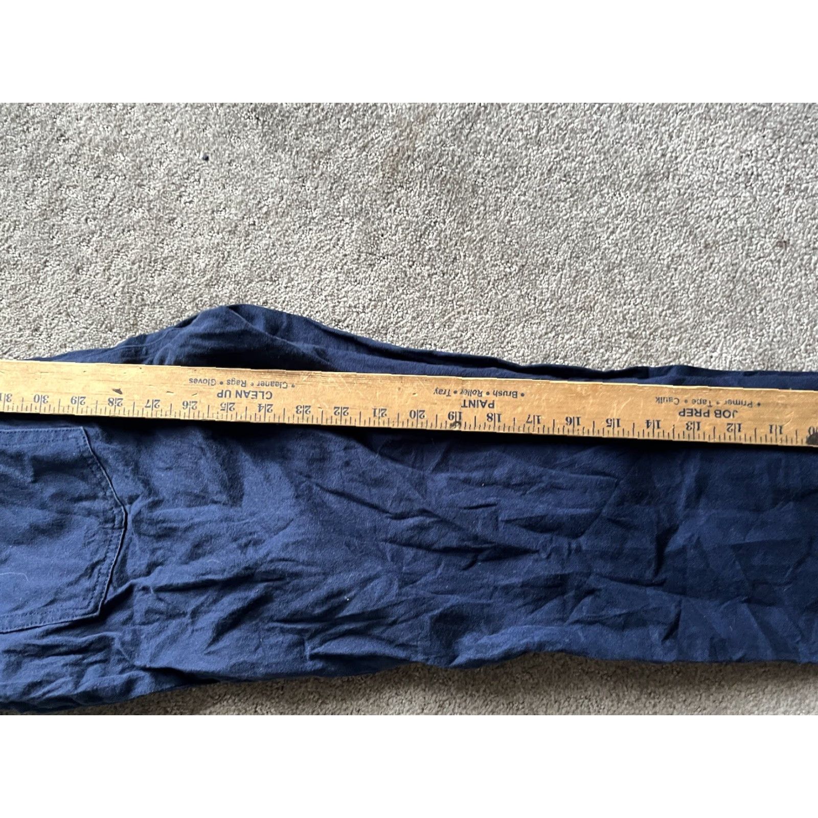 Chaps VINTAGE Chaps Pants Womens 10 Blue Mid Rise Slimming Fit Straight Leg, Chino, 29.5" Inseam, Regular, Size 10, Blue, Women's Pants Size 32" / US 10 / IT 46 - 6 Thumbnail