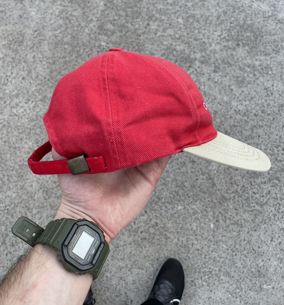 Calvin Klein × Vintage Vintage Calvin Klein Embroidered USA Hat Cap Y2K Size ONE SIZE - 3 Thumbnail