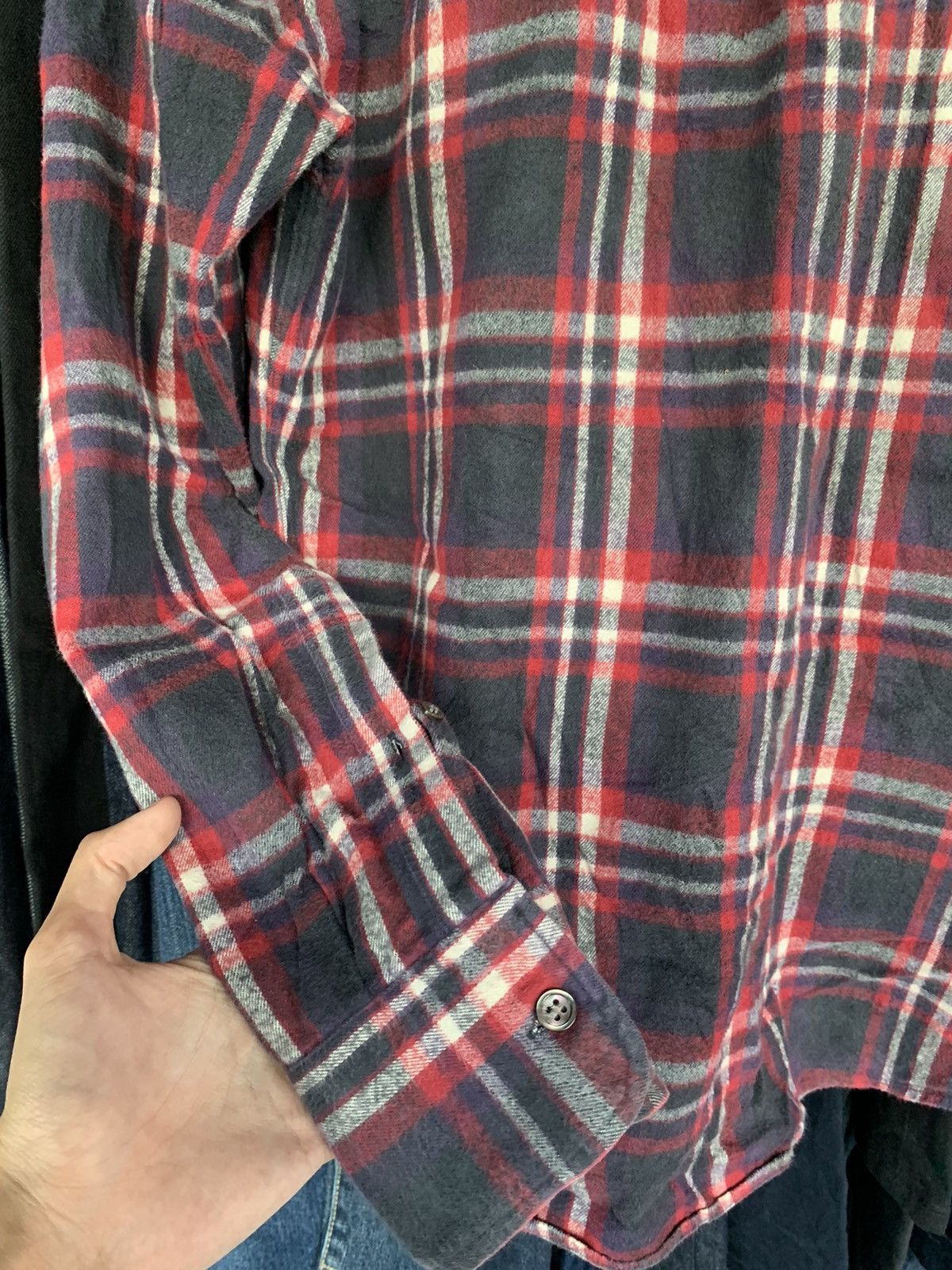 CABANE de ZUCCa × Issey Miyake × Zucca Cabane De Zucca Flannel Shirt Size US S / EU 44-46 / 1 - 8 Thumbnail