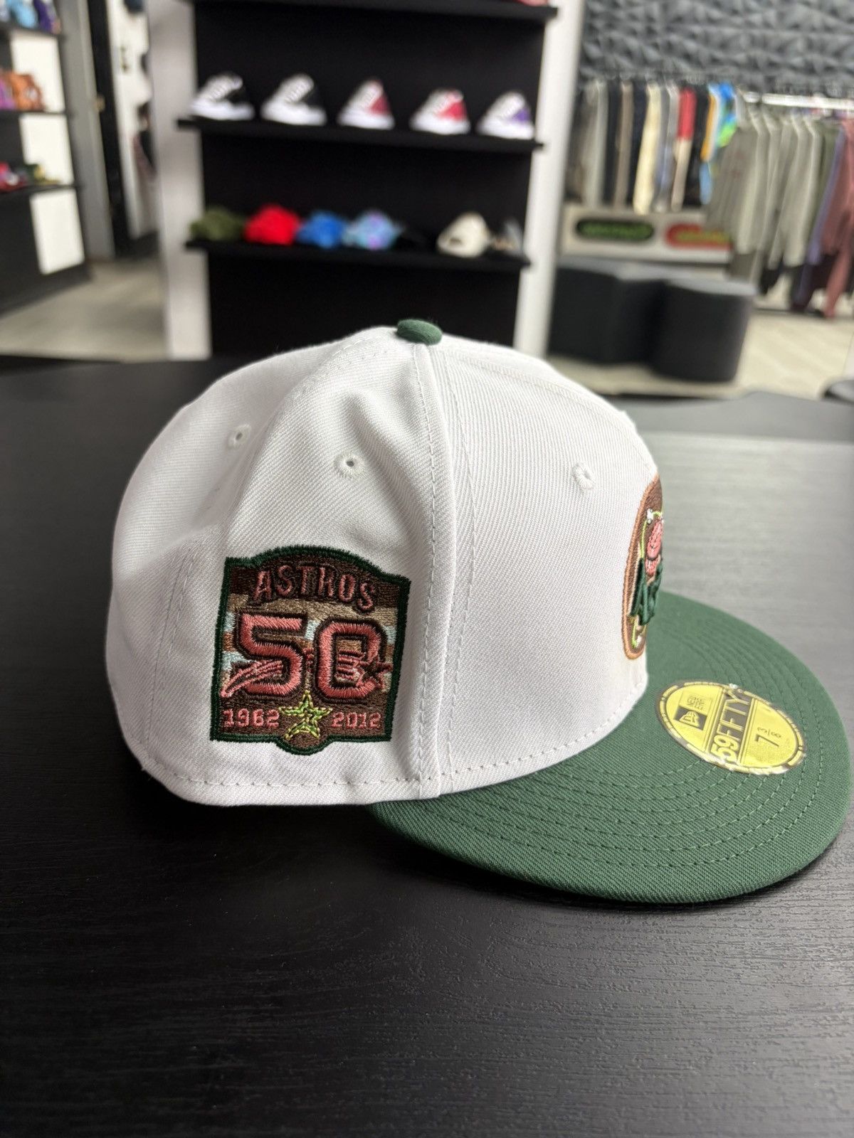 New Era Houston Astros 50th Anniversary Fitted Pine Green Blush Sky Size ONE SIZE - 2 Thumbnail