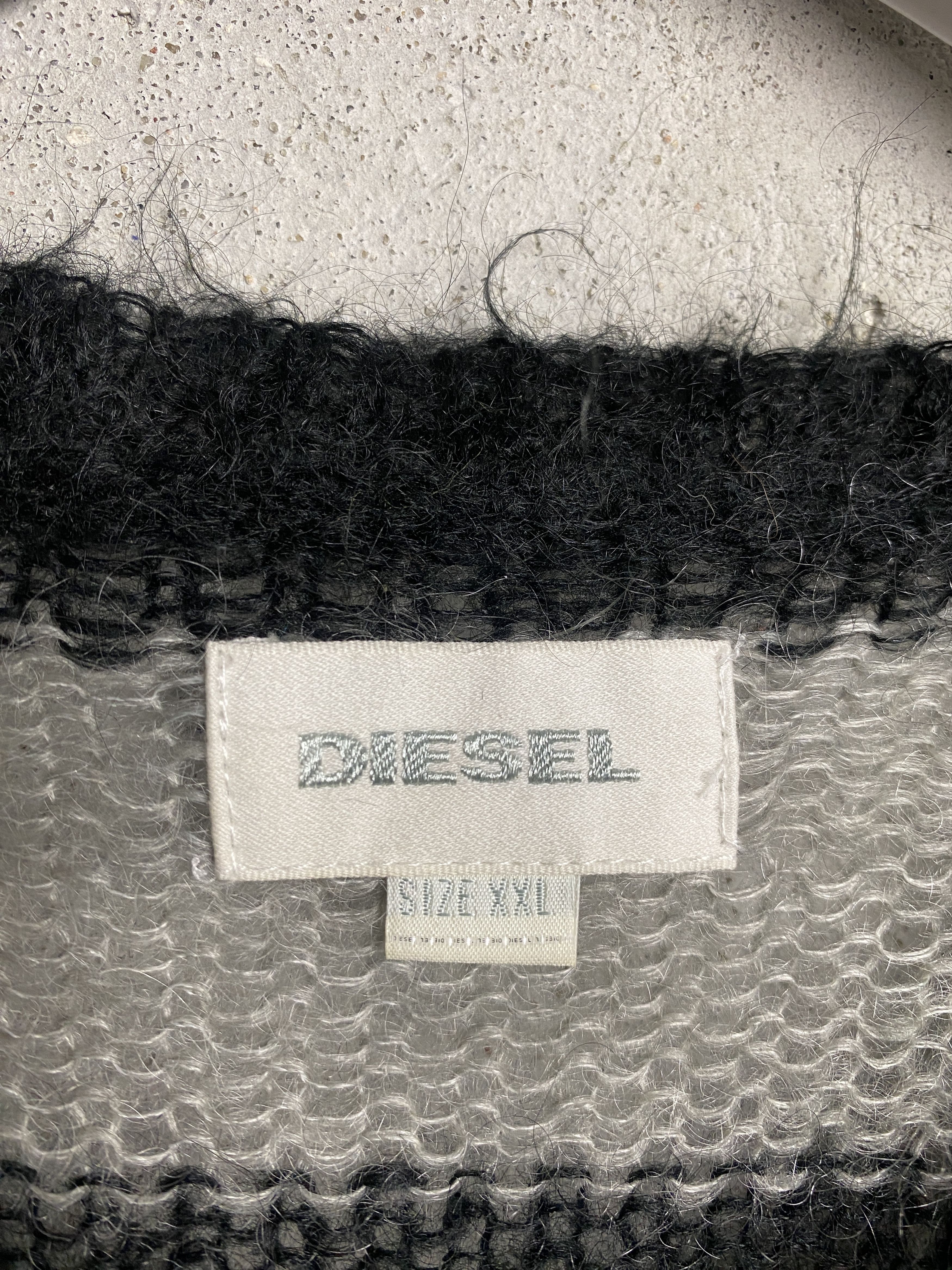 Diesel Diesel striped sweater knitwear avant garde opium y2k Size XXL / US 16-18 / IT 52-54 - 3 Thumbnail