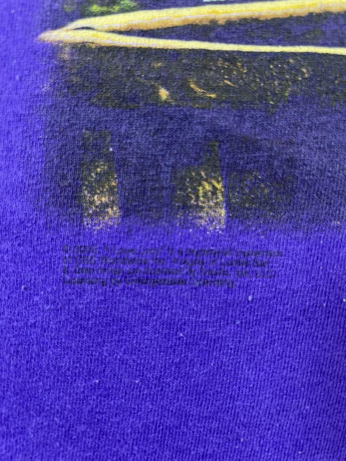 Other Vintage Lucy The Grapes of Laugh Purple Graphic T-Shirt Size XXL / US 16-18 / IT 52-54 - 3 Thumbnail