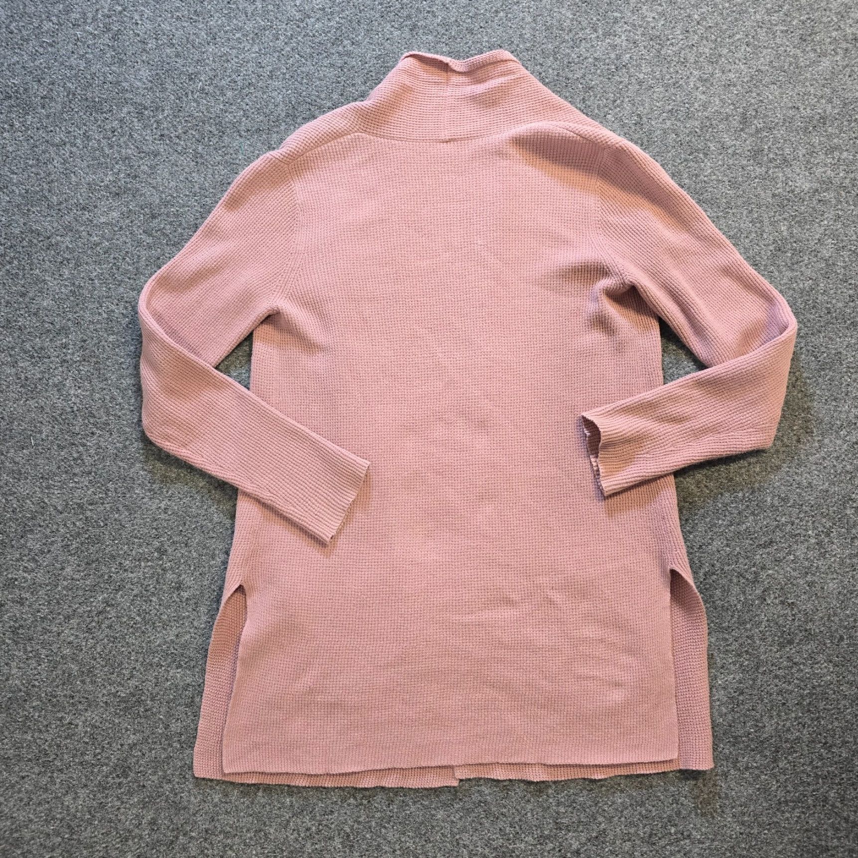 Pinko Margaret O'Leary Sweater Cardigan Womens Size S Pink Thermal Open Knit Cardigan Women Size S / US 4 / IT 40 - 7 Thumbnail