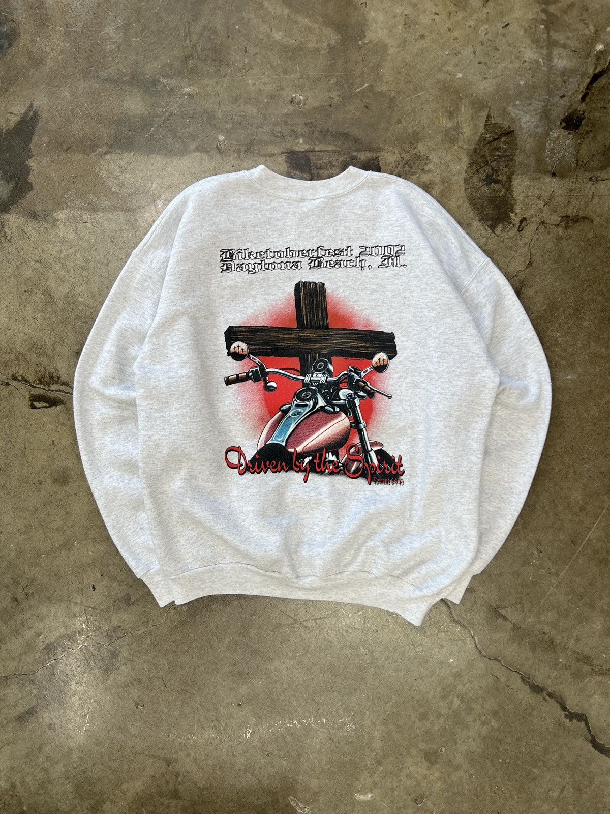 Harley Davidson Vintage 2002 Bikertoberfest Eagle Motorcycle Crewneck Large Size US L / EU 52-54 / 3 - 2 Thumbnail