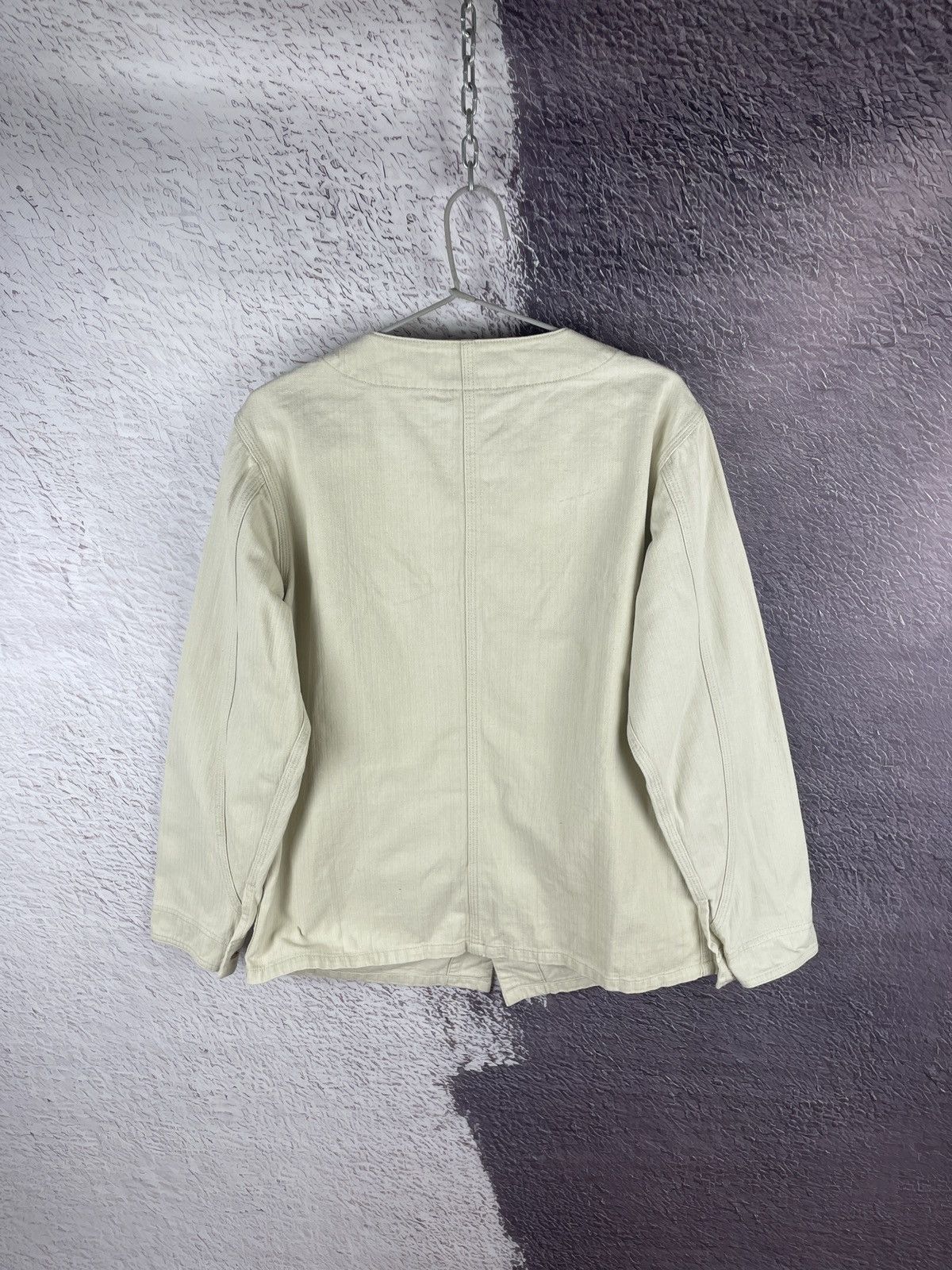 Japanese Brand 3 days union Workware Union Made beige blazer jacket work Size US L / EU 52-54 / 3 - 13 Thumbnail