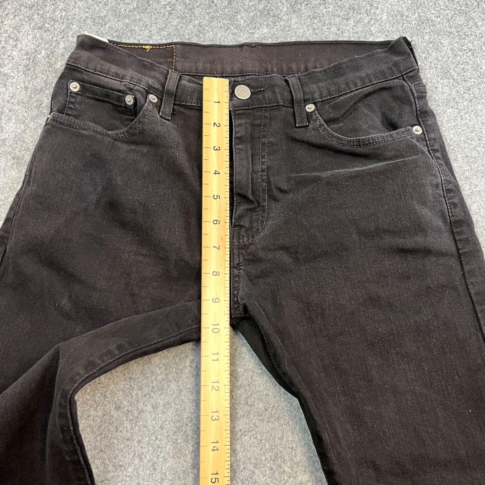 Levi's Levi's 512 Jeans Slim Skinny 30 32 Dark Wash Black Stretch Denim Regular Mens Clothing Slim Fit 5-Pocket Levi's 500 Series Mens Jeans Size US 30 / EU 46 - 5 Thumbnail