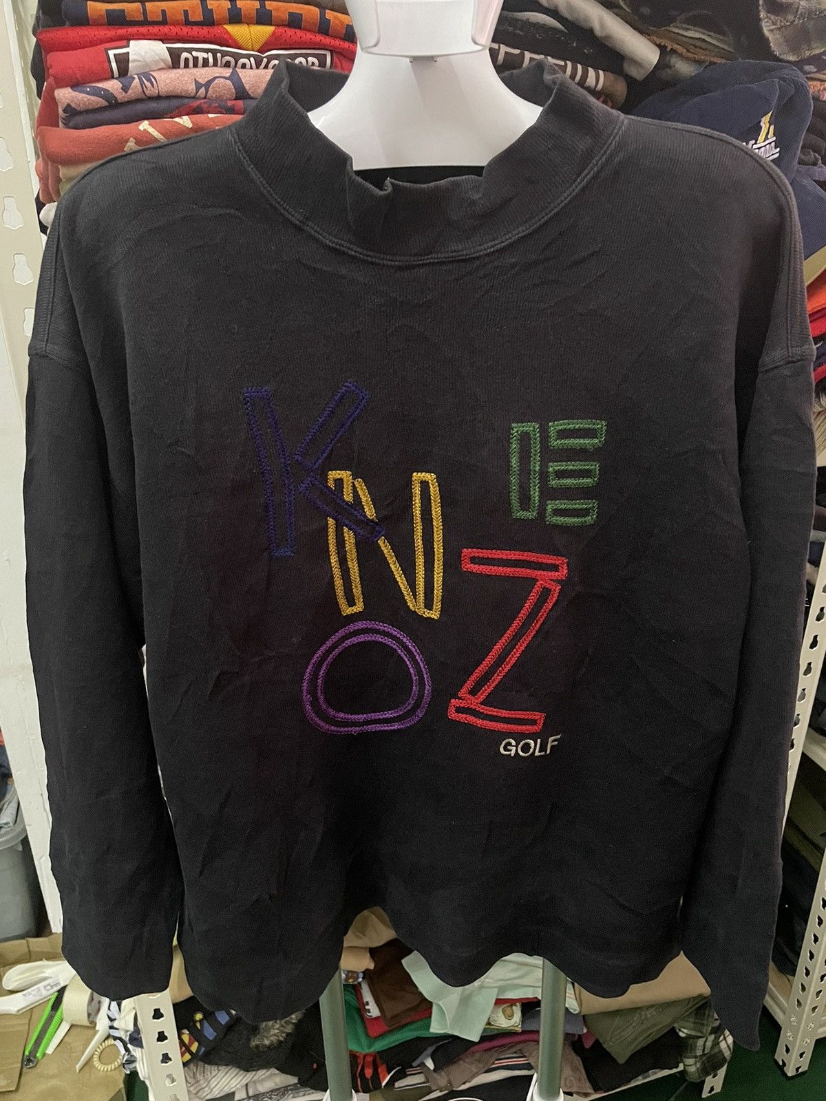 Kenzo Kenzo Golf Sweetshirt Big Spellout Size US L / EU 52-54 / 3 - 3 Thumbnail