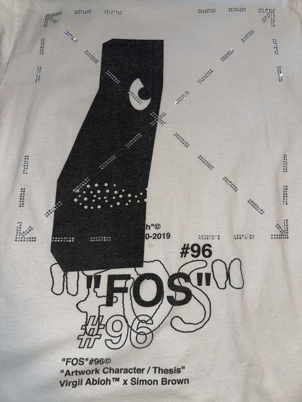 Off-White Off white Virgil Abloh x Simon Brown Tee Size US M / EU 48-50 / 2 - 6 Thumbnail